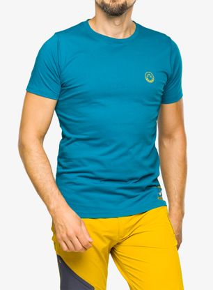 Penjačka majica La Sportiva Climbing on the Moon T-Shirt - turchese/giallo