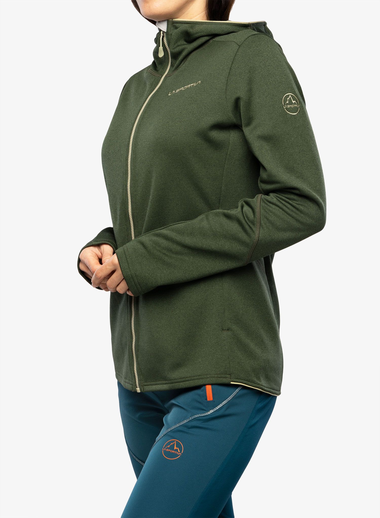 Dukserica s kapuljačom ženska La Sportiva Cosmic Hoody - forest/tea