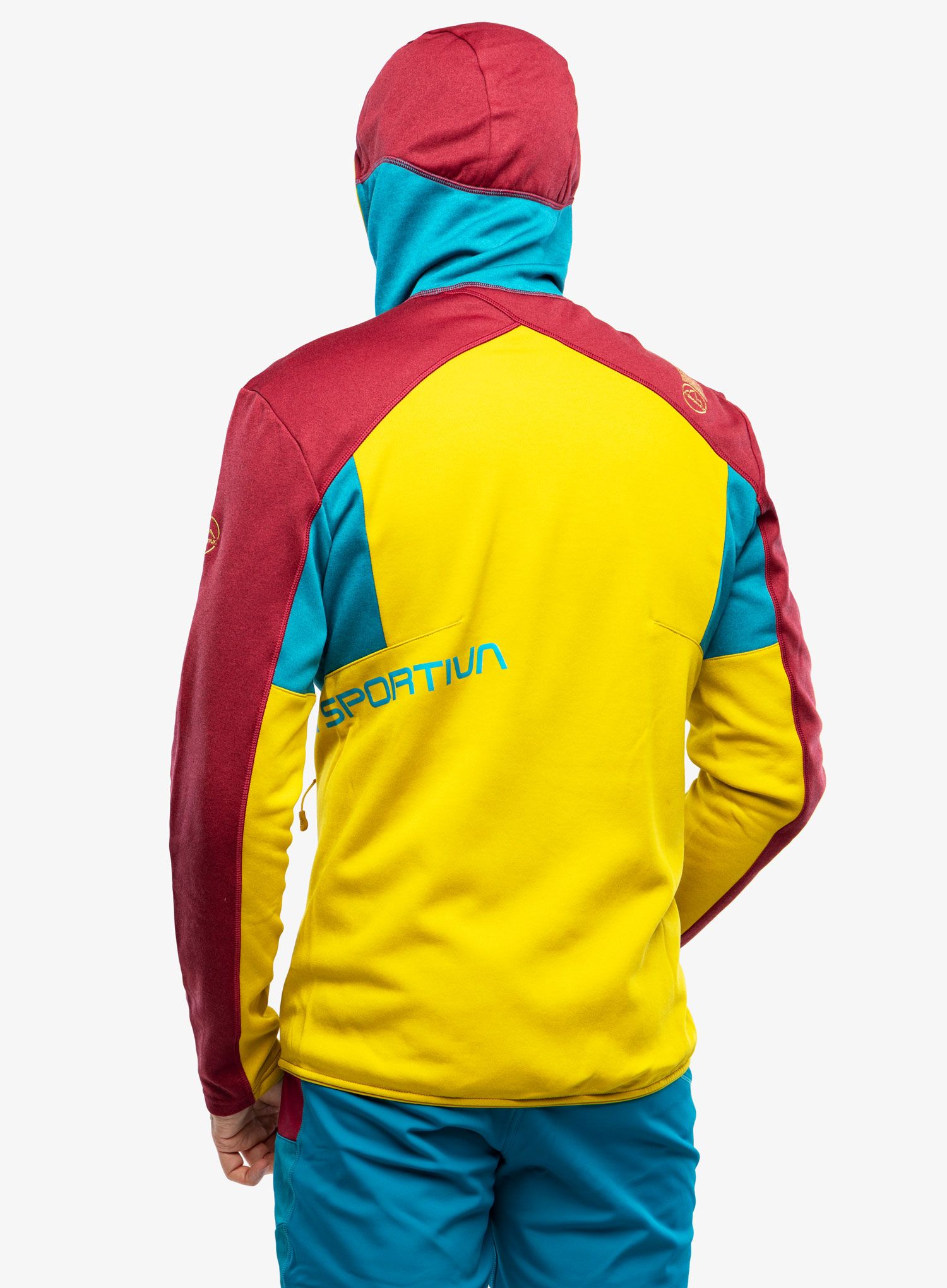 Majica s kapulja om La Sportiva Cosmic Hoody moss sangria