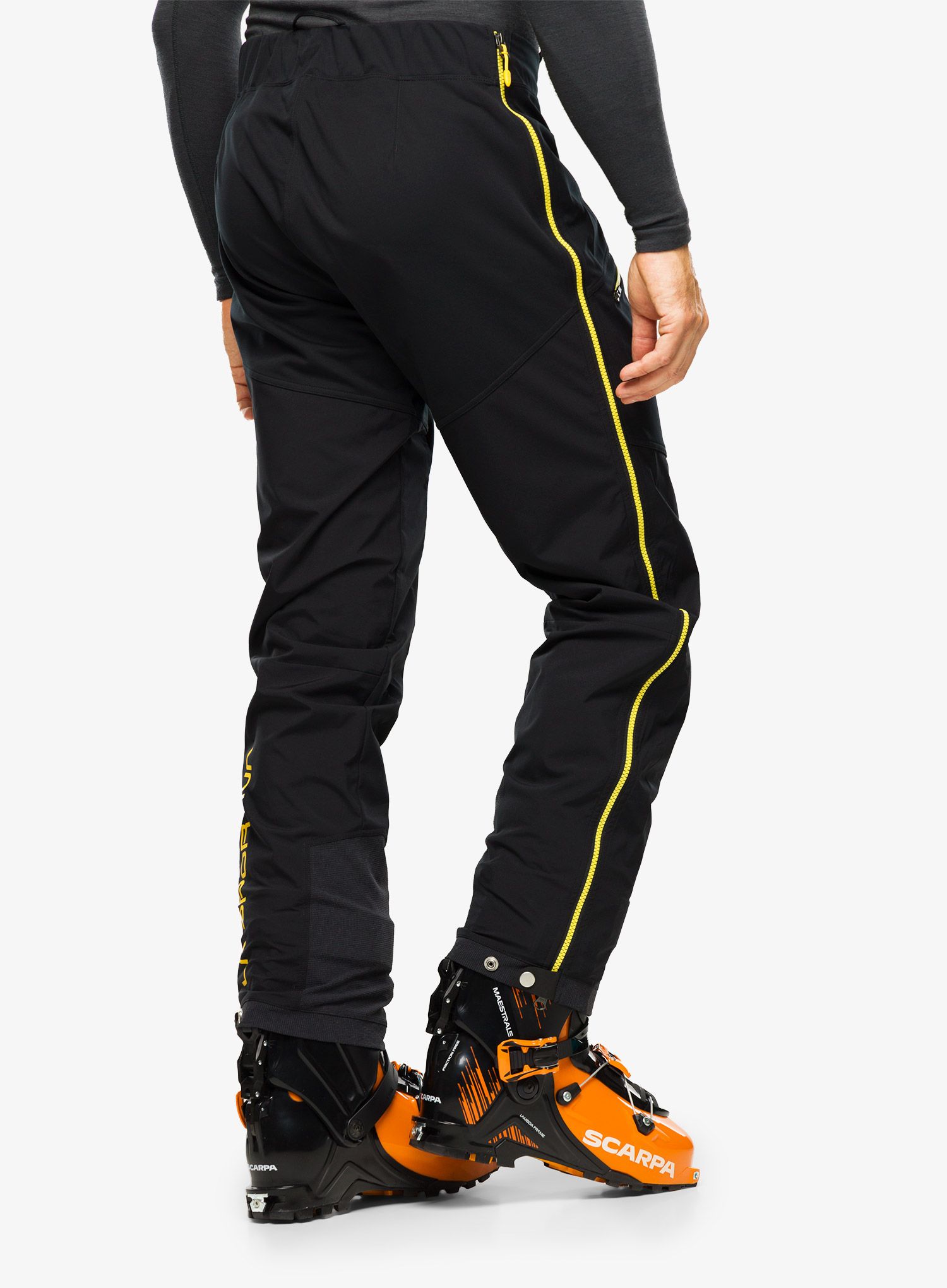 Kišne hlače La Sportiva Defense Overpant - black