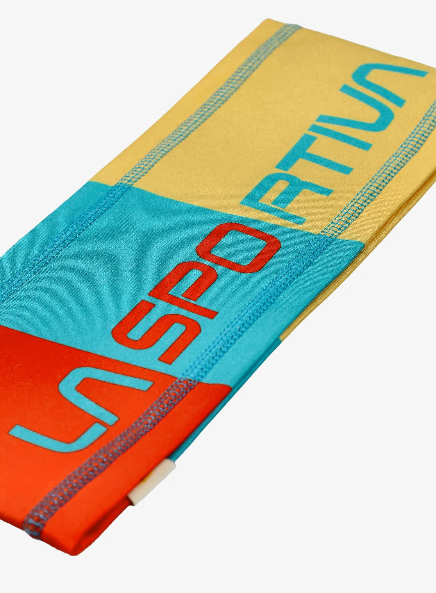 Traka za glavu La Sportiva Diagonal Headband - cherry tomato/tropic blue