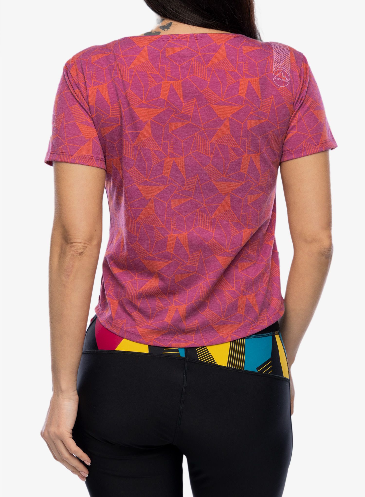 Ženska penjačka majica La Sportiva Dimension T-Shirt - springtime/cherry tomato
