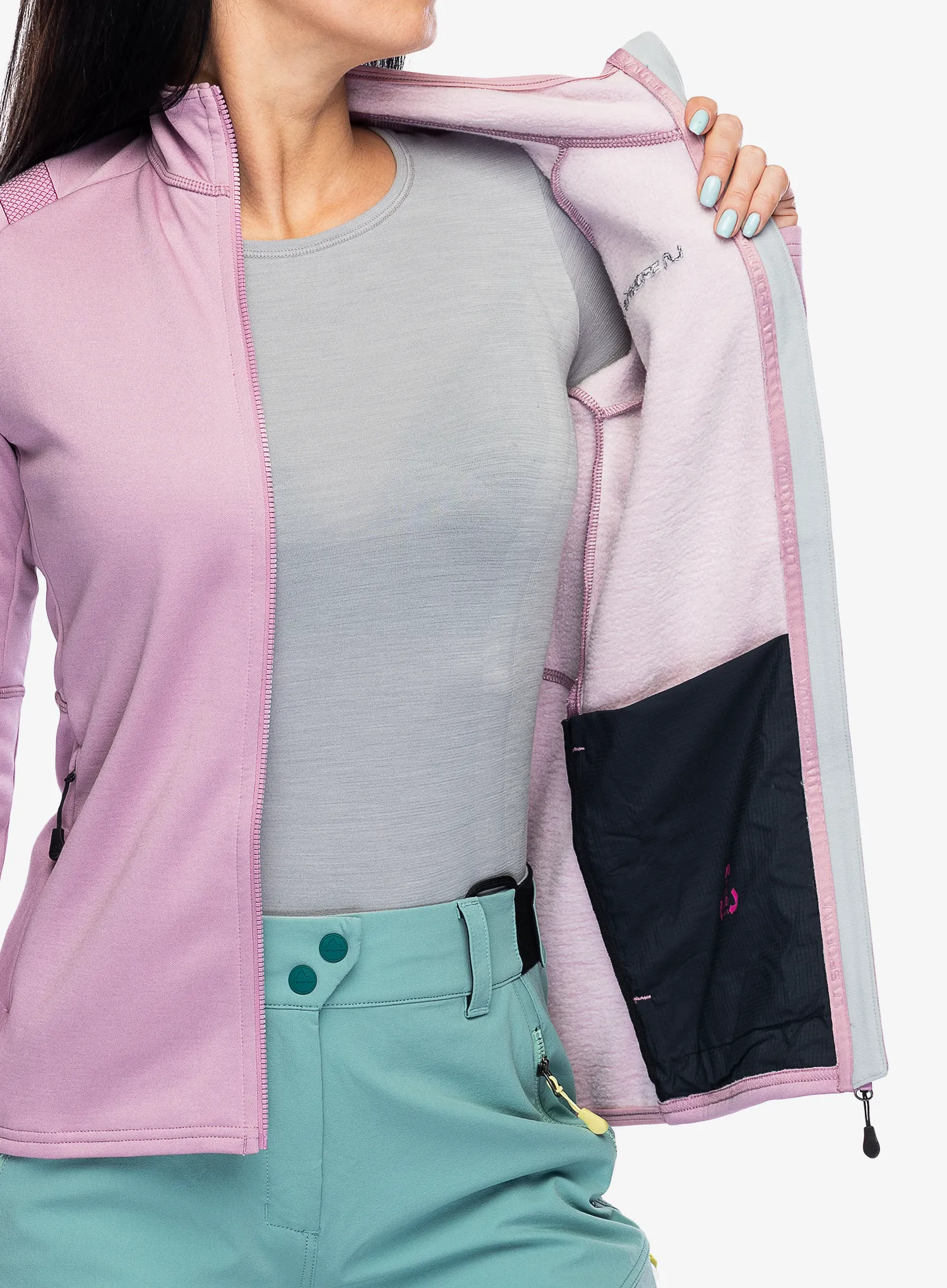 Ženska dukserica na otkopčavanje La Sportiva Elements Jkt - rose