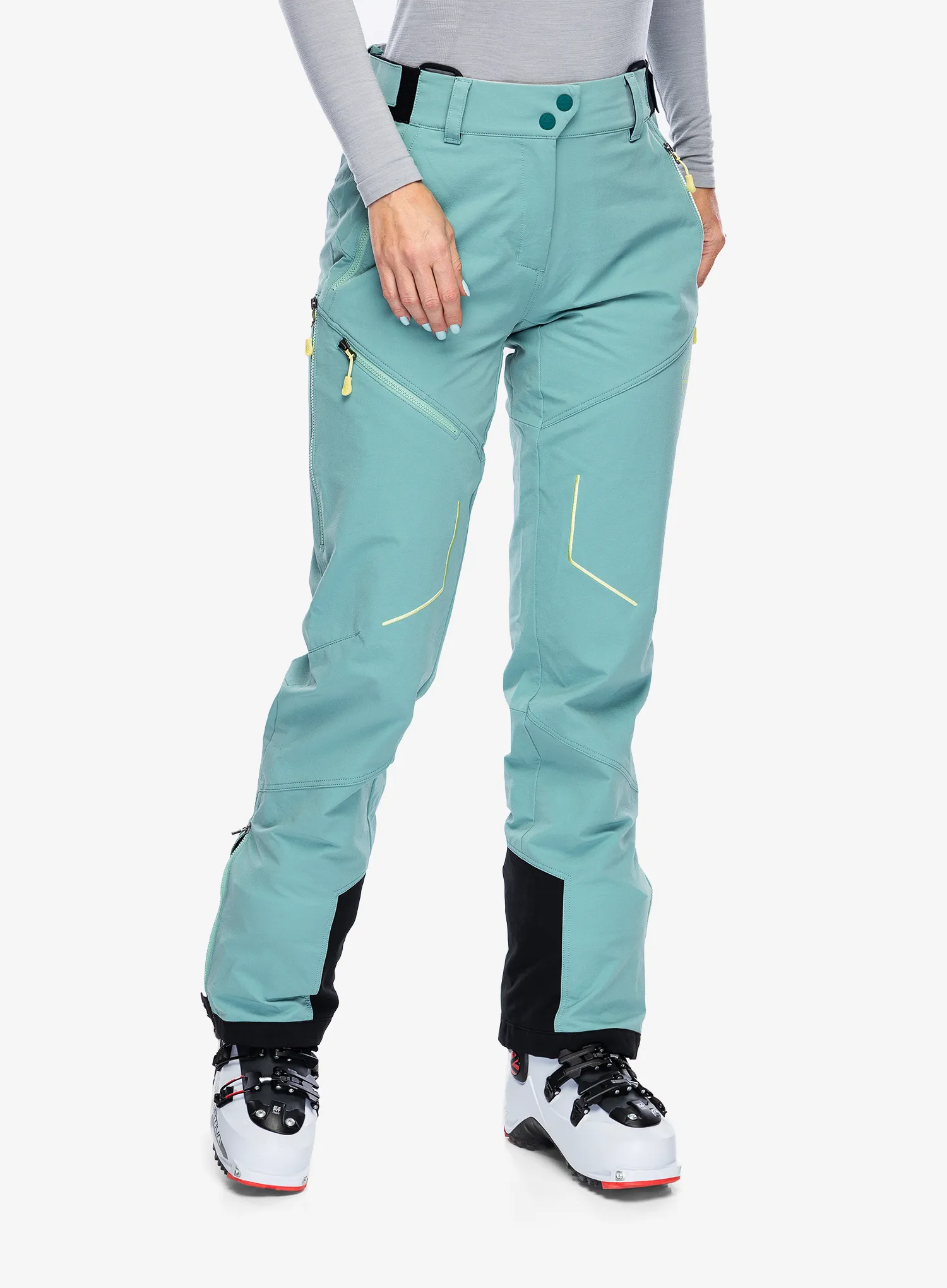Ženske softshell hlače La Sportiva Excelsior Pant - juniper/zest