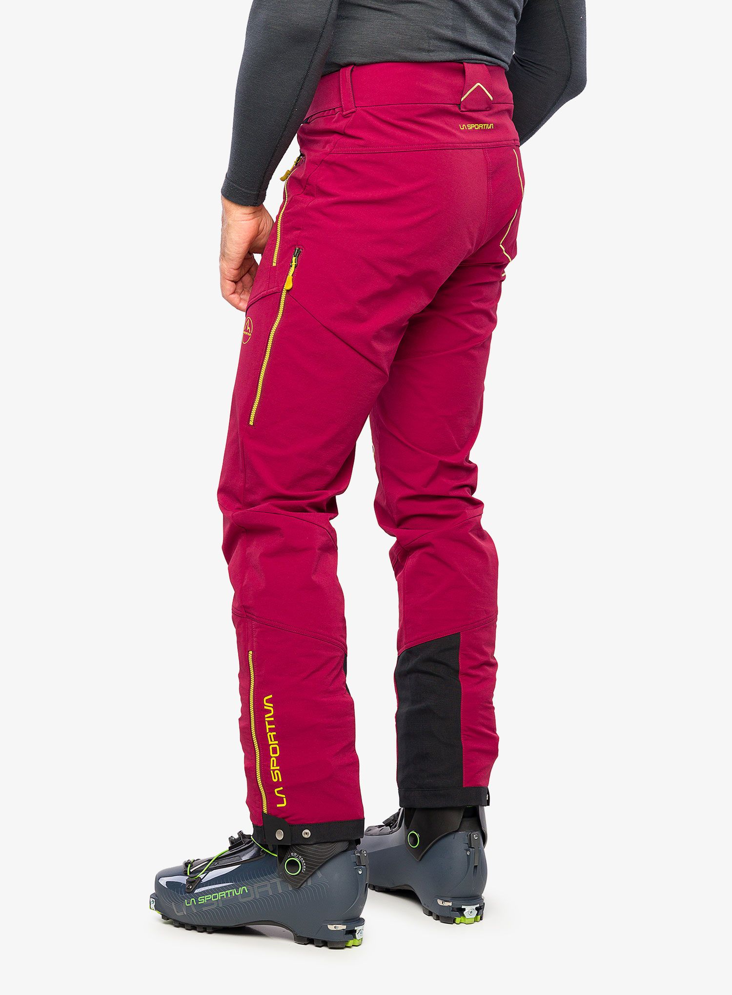 Hlače za turno skijanje La Sportiva Excelsior Pant - sangria
