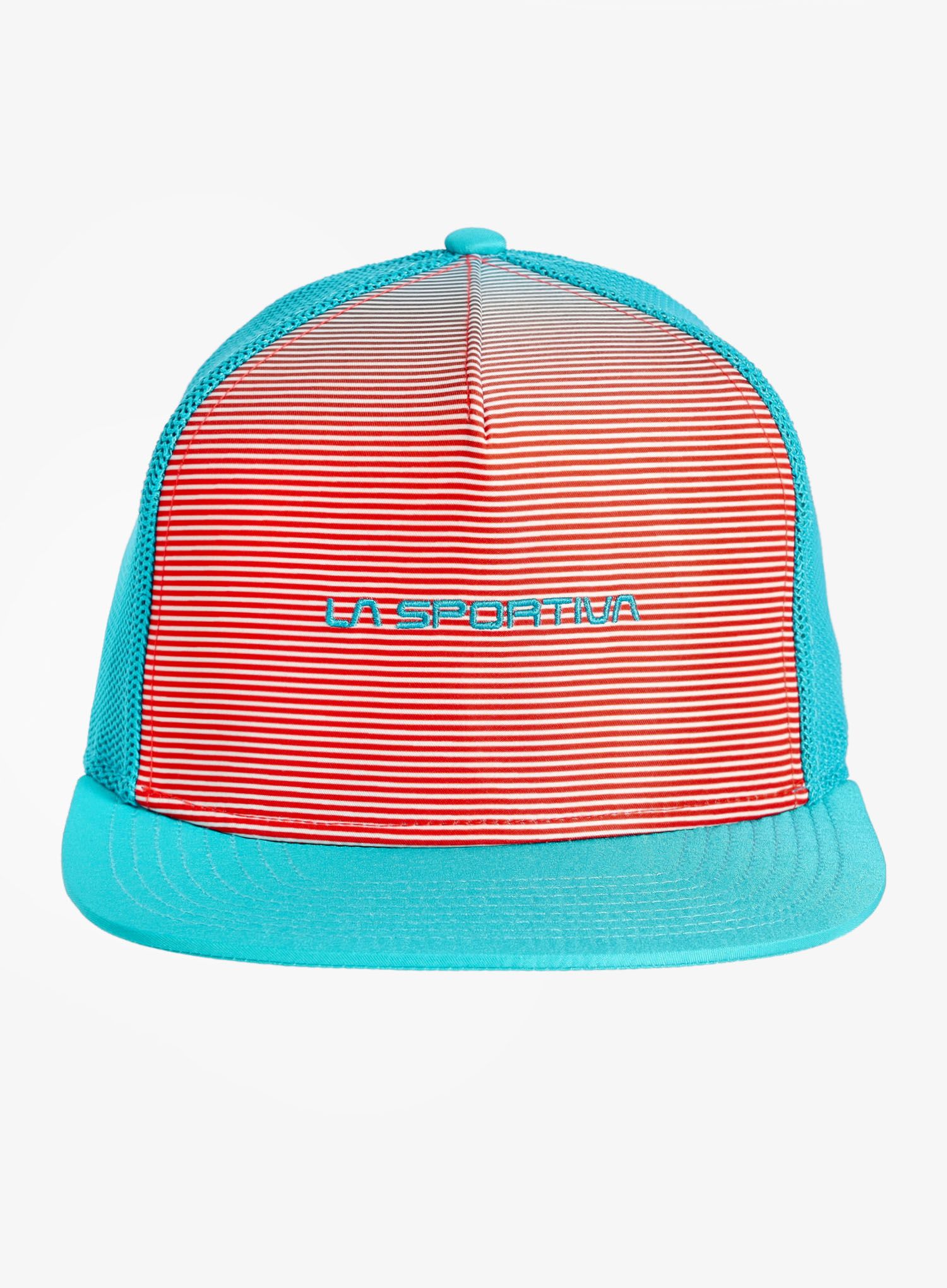Kačket La Sportiva Fade Trucker - tropic blue/cherry tomato