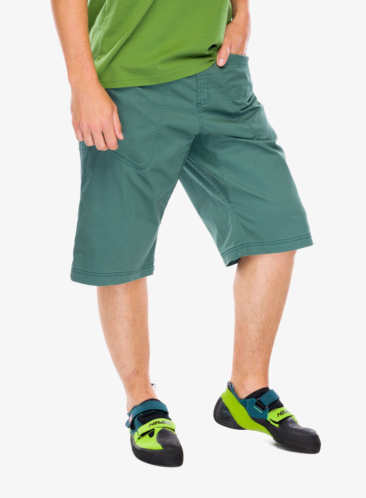 Penjačke kratke hlače La Sportiva Flatanger Short - pine/kale