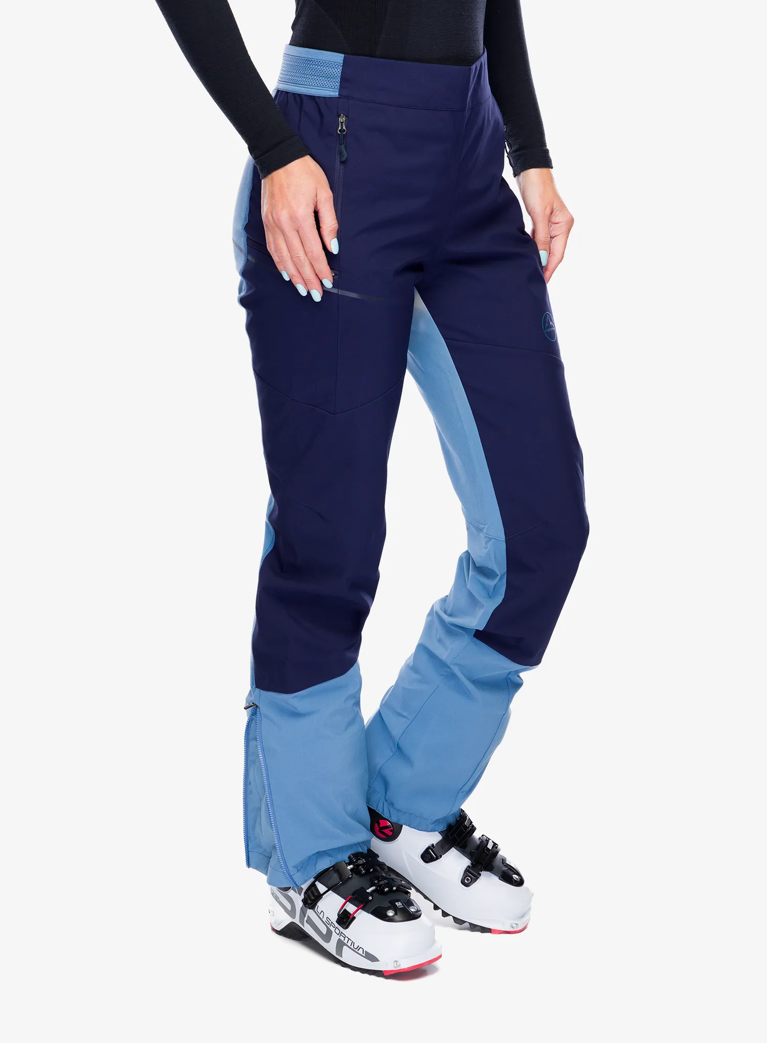 Ženske softshell hlače La Sportiva Ikarus Pant - deep sea/moonlight