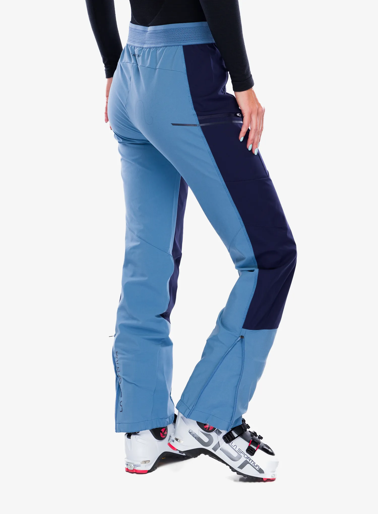 Ženske softshell hlače La Sportiva Ikarus Pant - deep sea/moonlight
