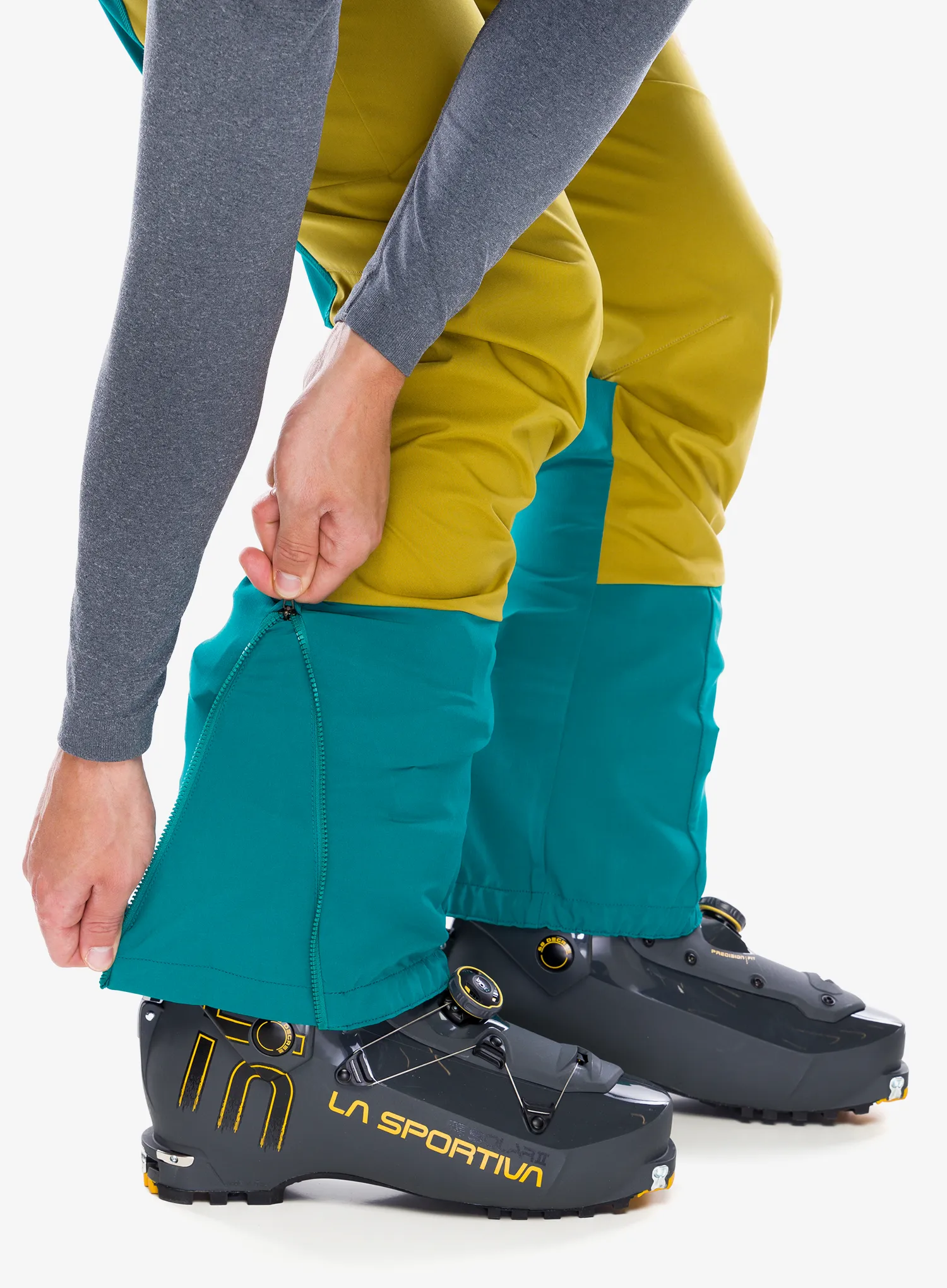 Softshell hlače La Sportiva Ikarus Pant - savana/everglade