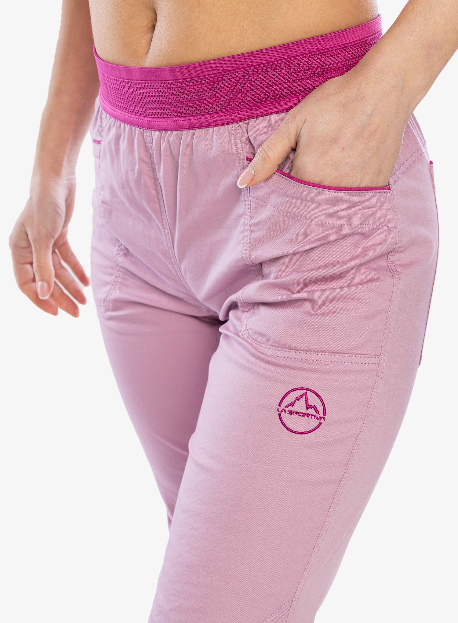 Ženske penjačke hlače La Sportiva Itaca Pant - rose/springtime