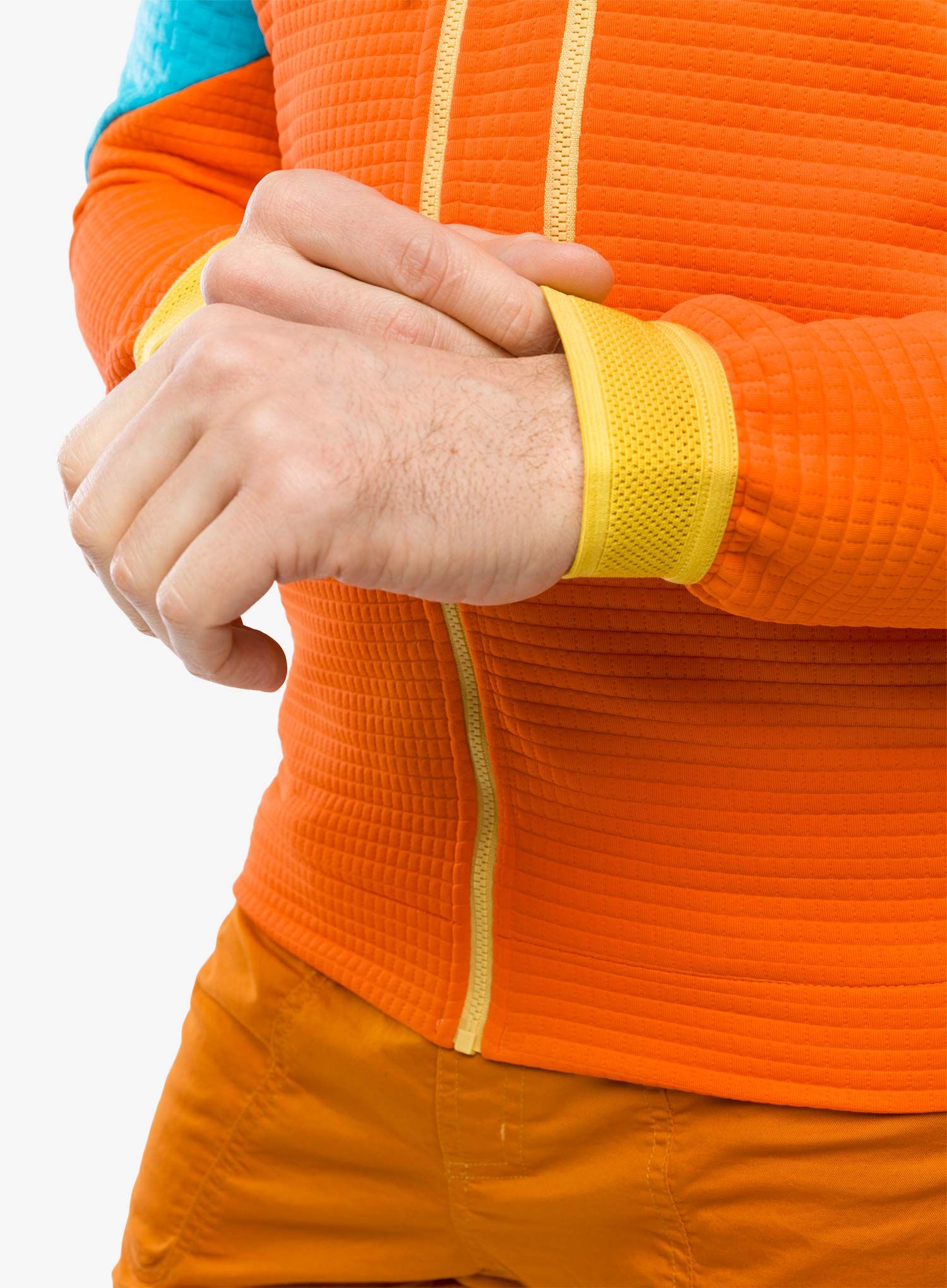 Majica s kapuljačom La Sportiva Method Hoody - cherry tomato/tropic blue