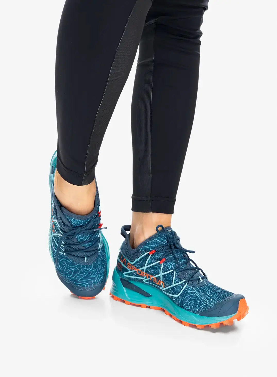 Ženske trail tenisice La Sportiva Mutant - storm blue/cherry tomato