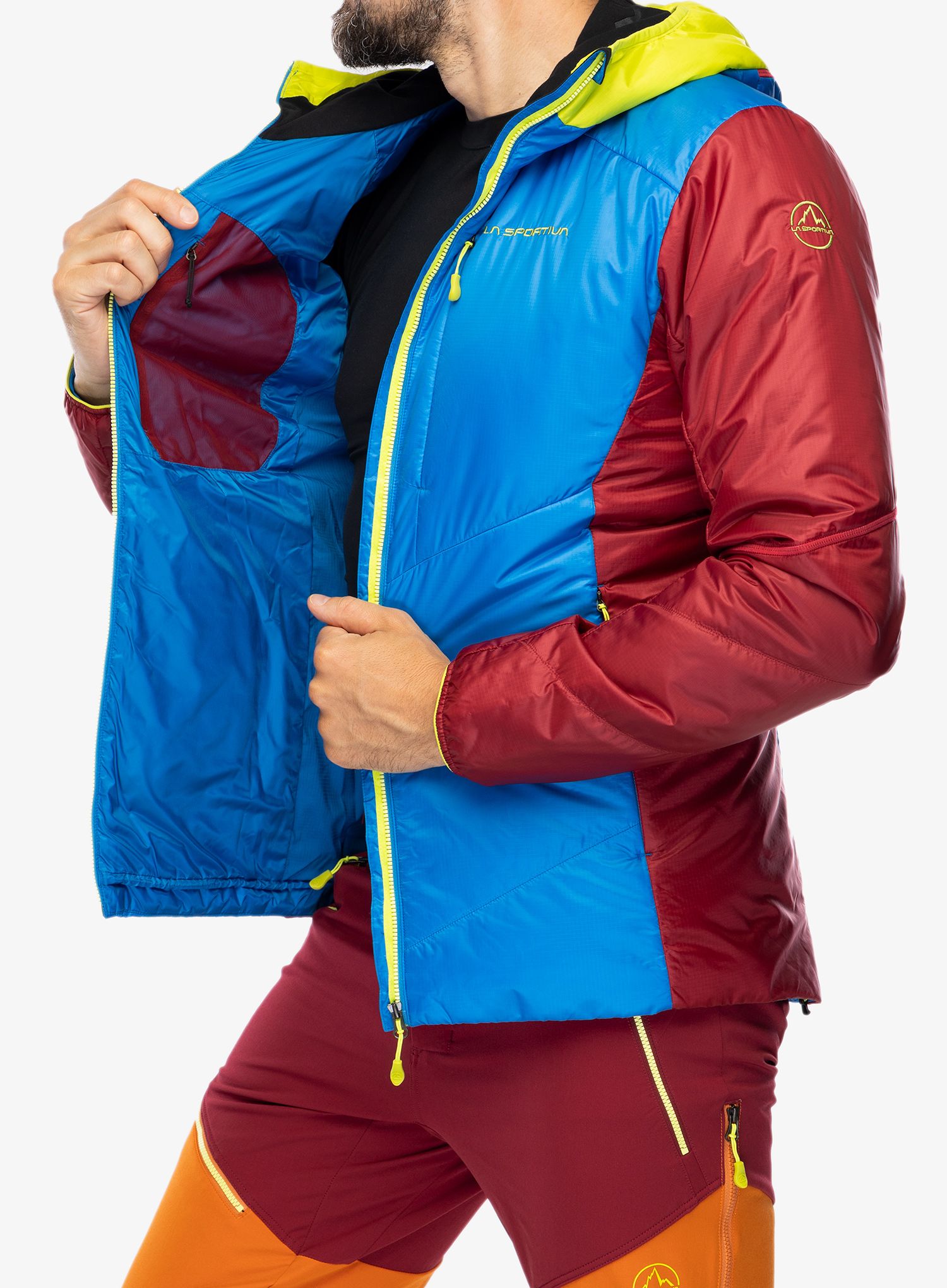 Jakna s postavom La Sportiva Mythic Primaloft Jkt - electric blue/sangria
