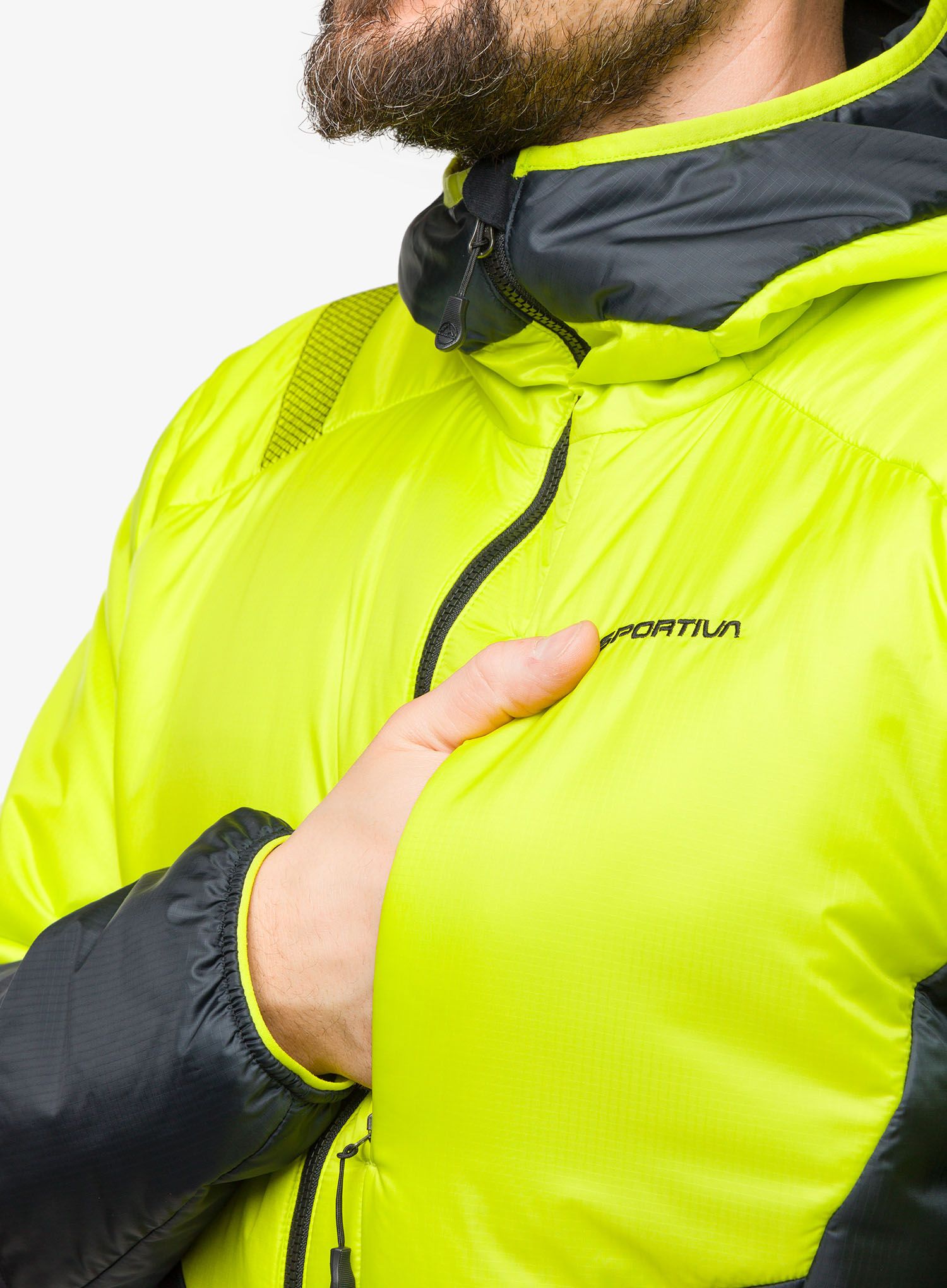 Jakna s postavom La Sportiva Mythic Primaloft Jkt - lime punch/black