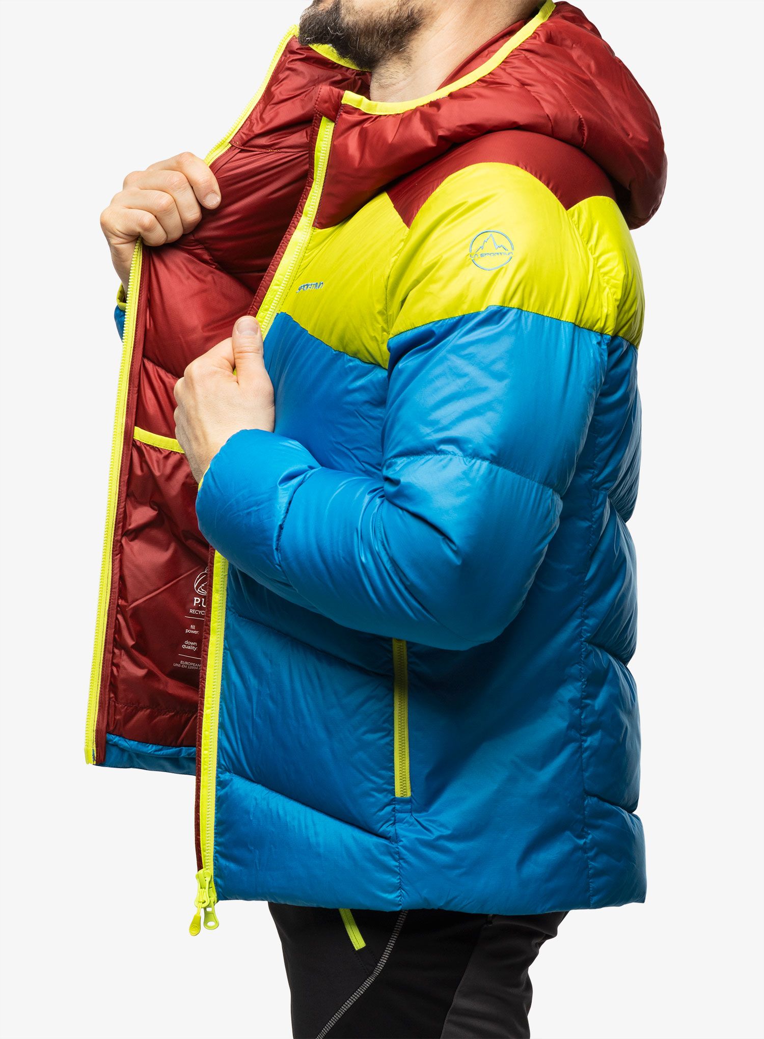 Pernata jakna La Sportiva Nature Down Jkt - electric blue/lime punch