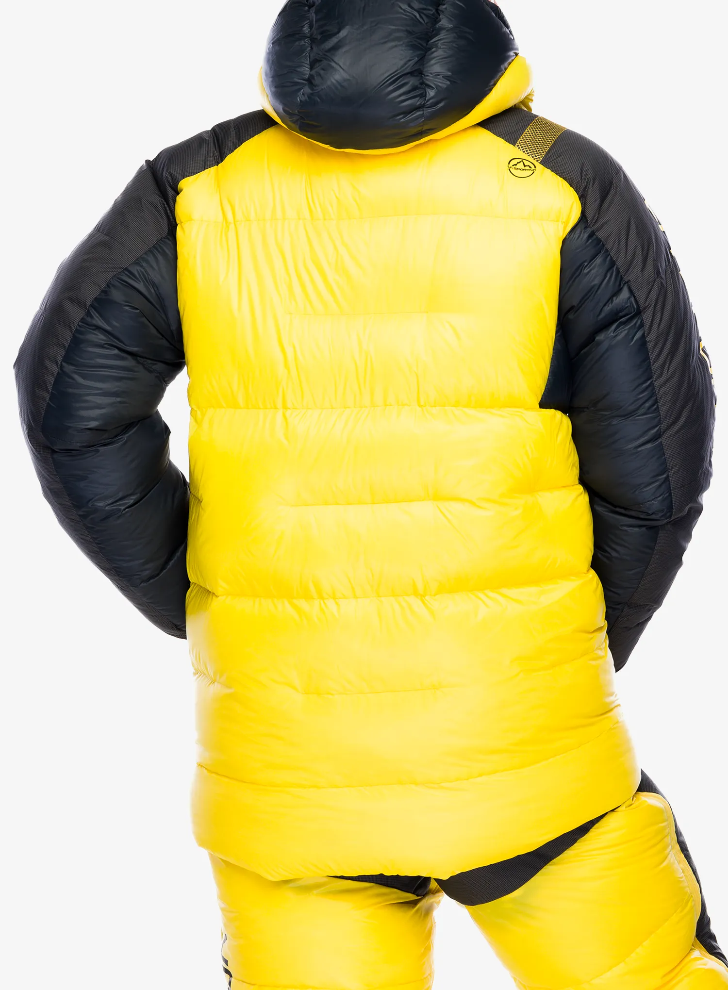 Pernata jakna La Sportiva Olympus Tech Down Parka - black/yellow