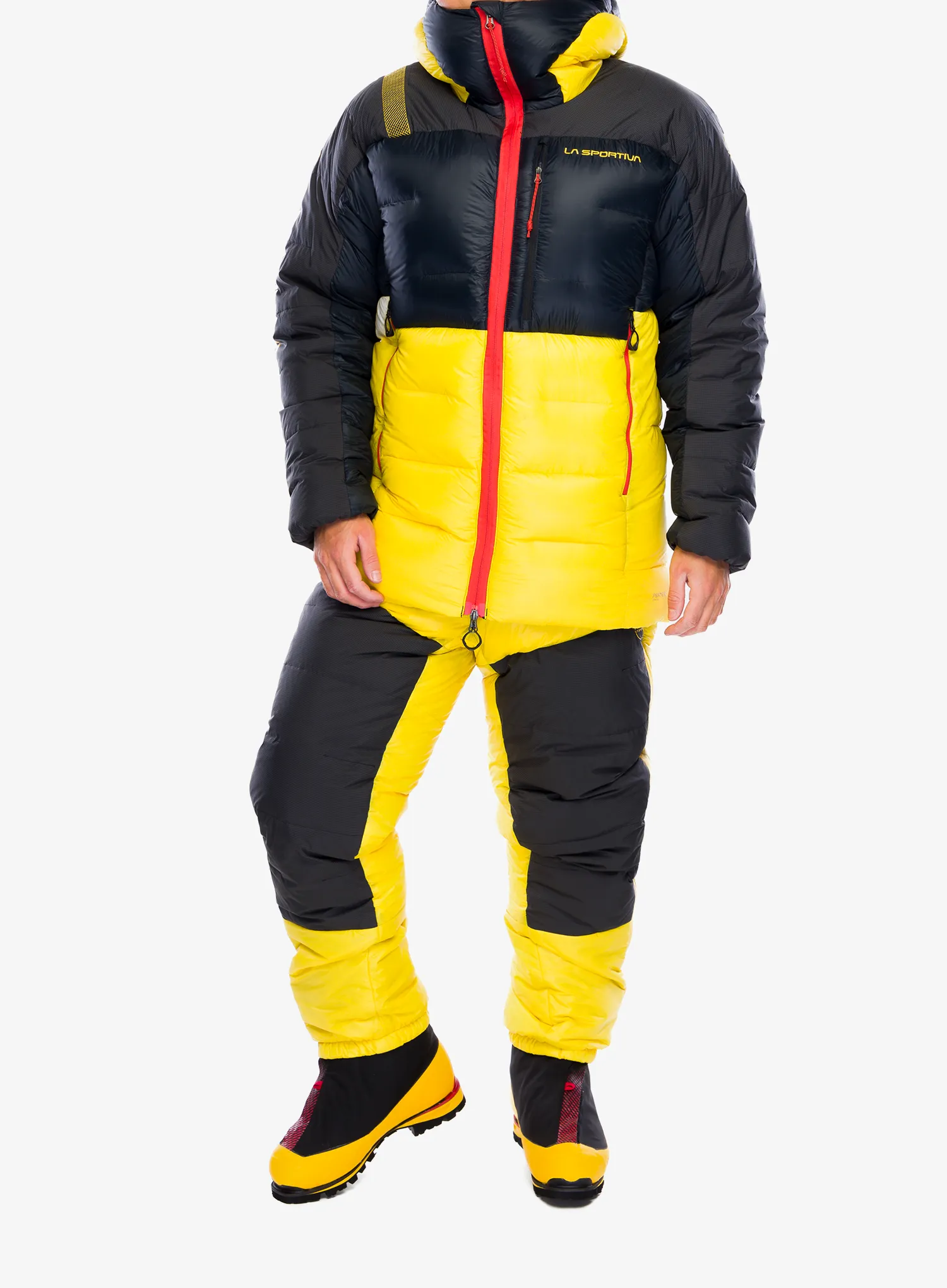Pernata jakna La Sportiva Olympus Tech Down Parka - black/yellow