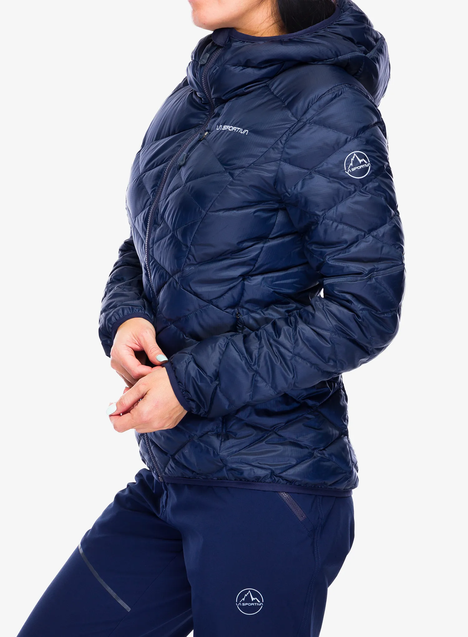 Ženska perjana jakna La Sportiva Pinnacle Down Jkt - deep sea/stone blue