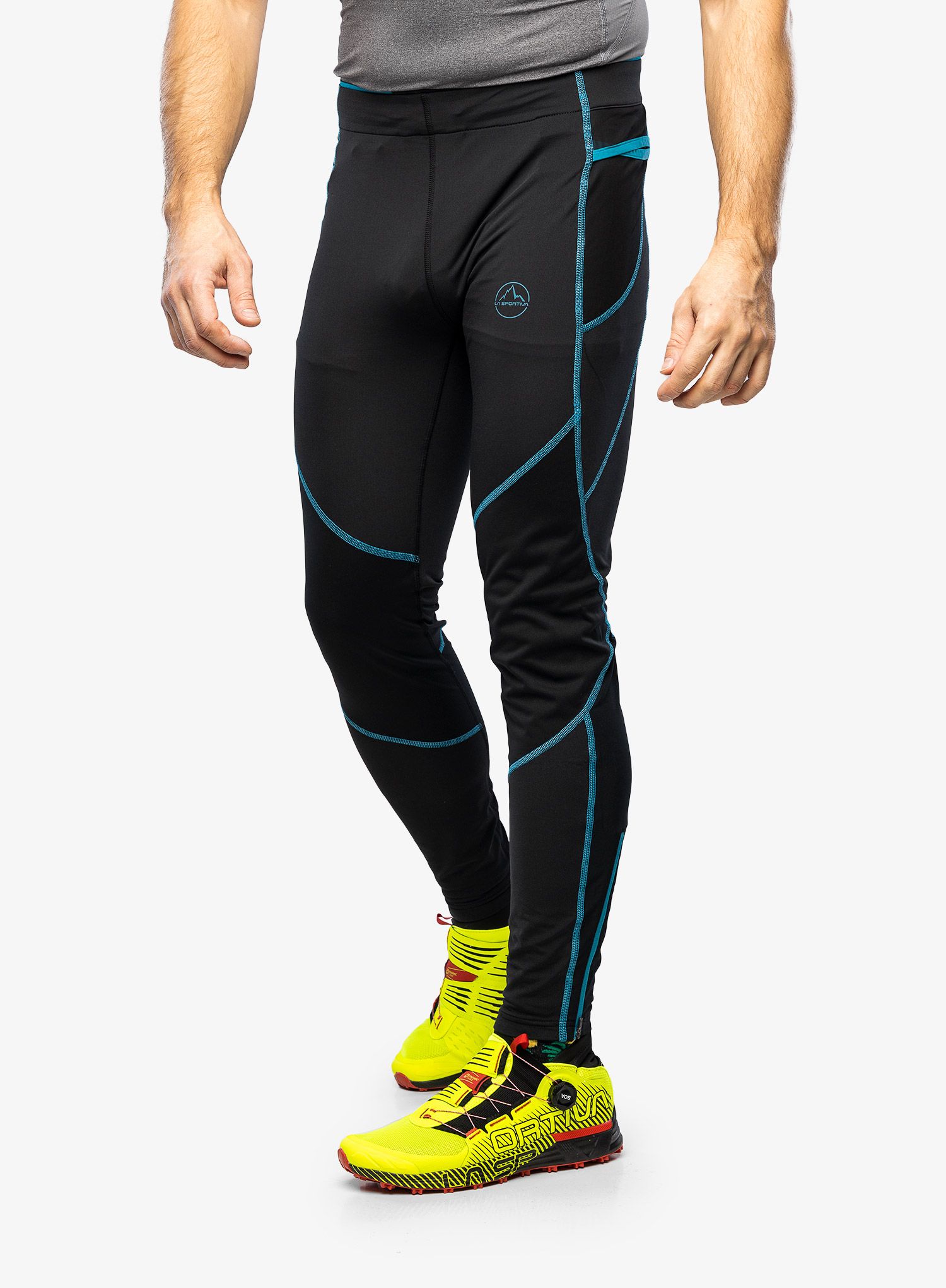 Hlače za trčanje La Sportiva Primal Pant - black/crystal
