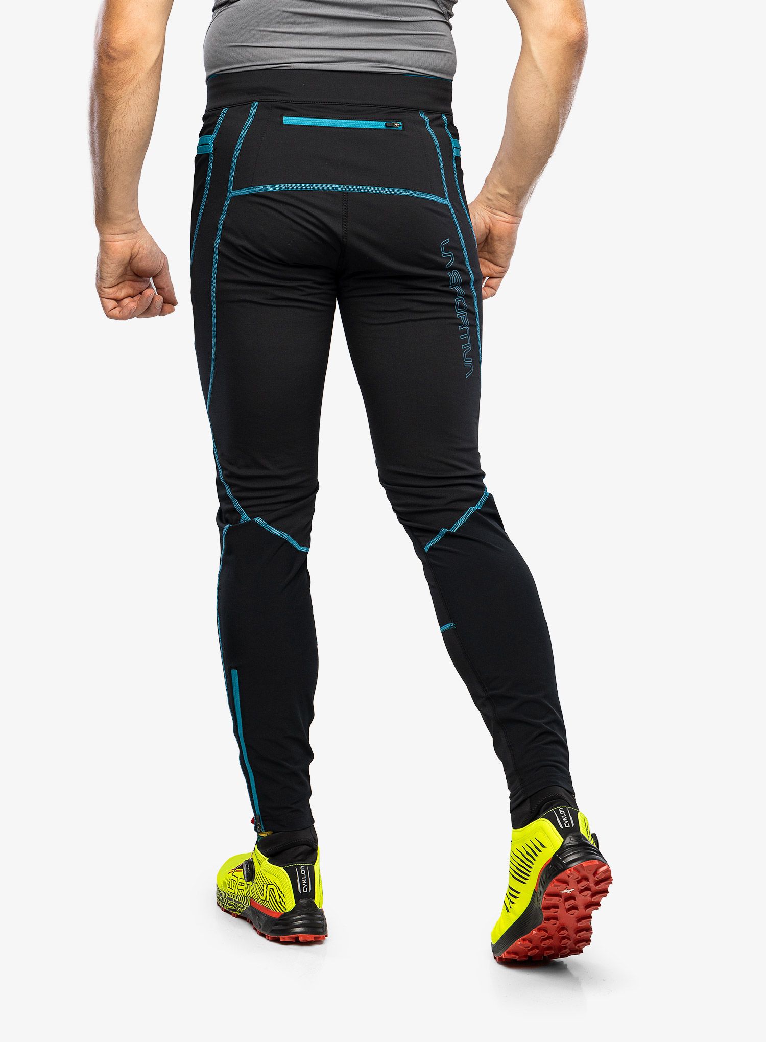 Hlače za trčanje La Sportiva Primal Pant - black/crystal
