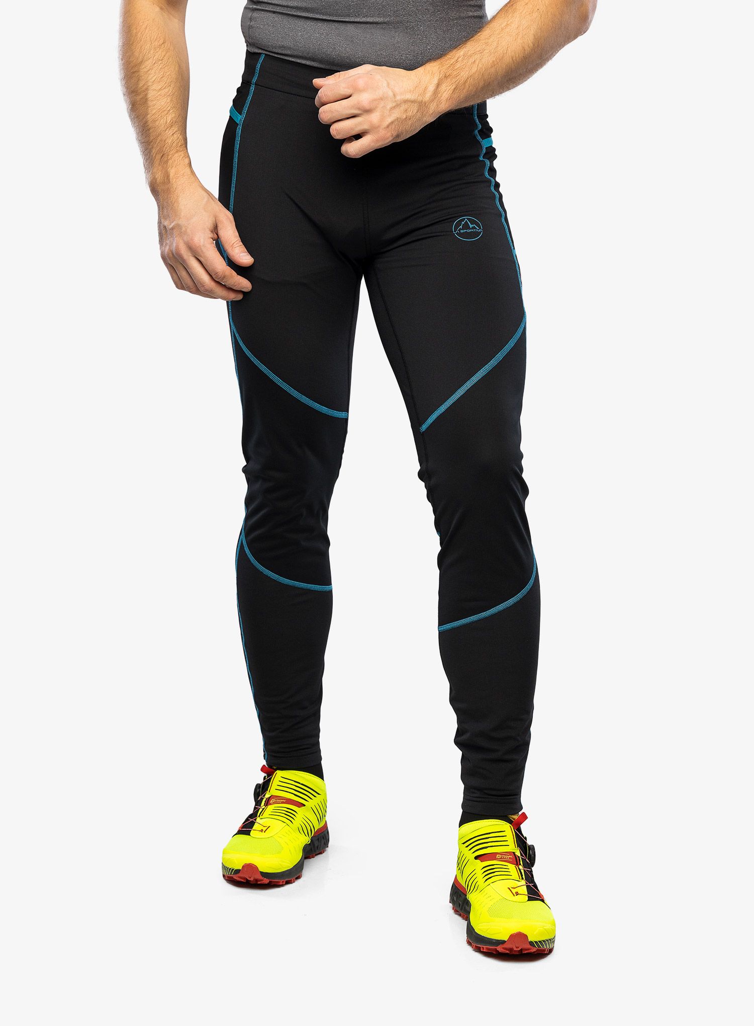 Hlače za trčanje La Sportiva Primal Pant - black/crystal