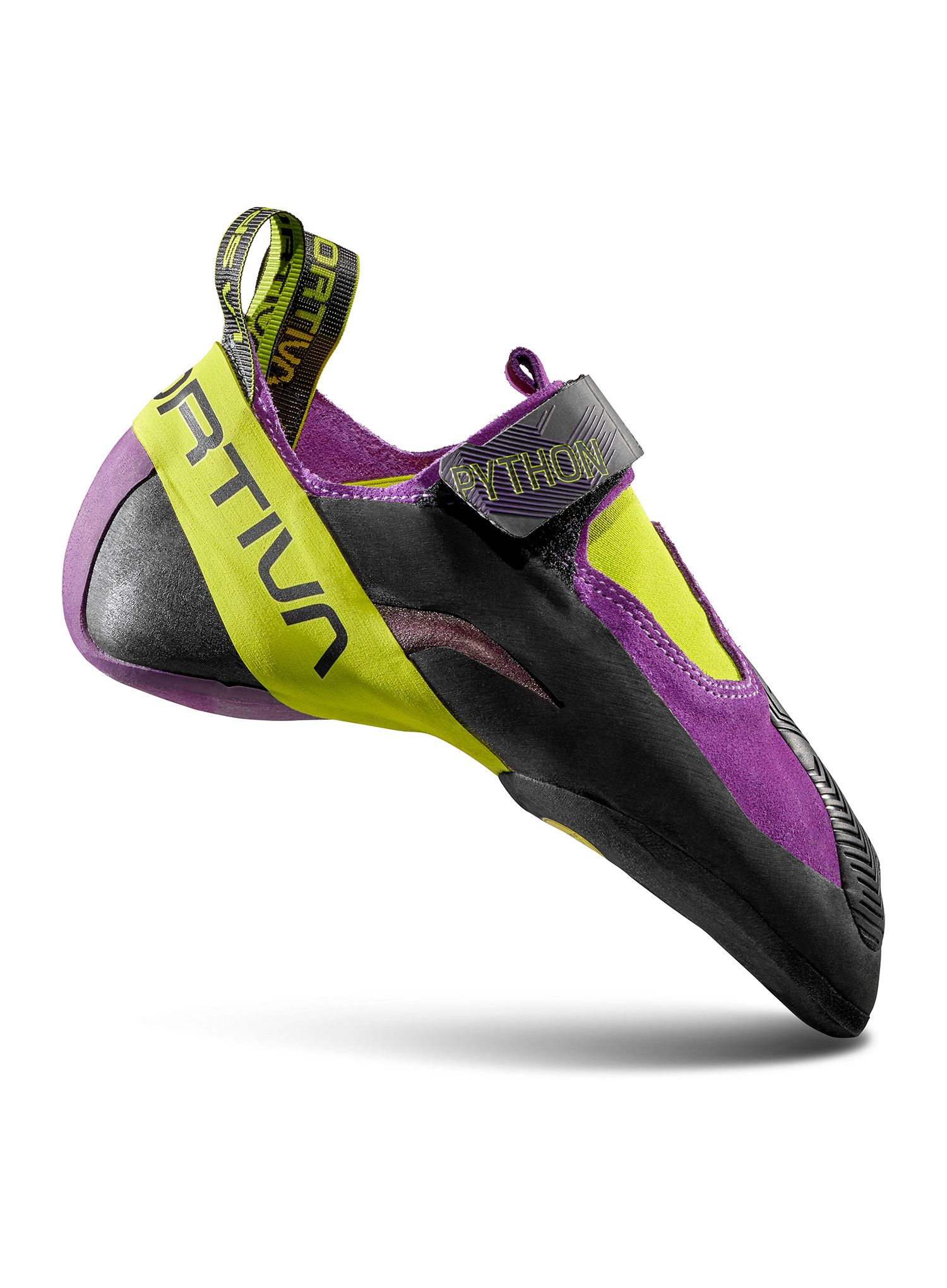 Cipele za penjanje La Sportiva Python - purple/lime punch