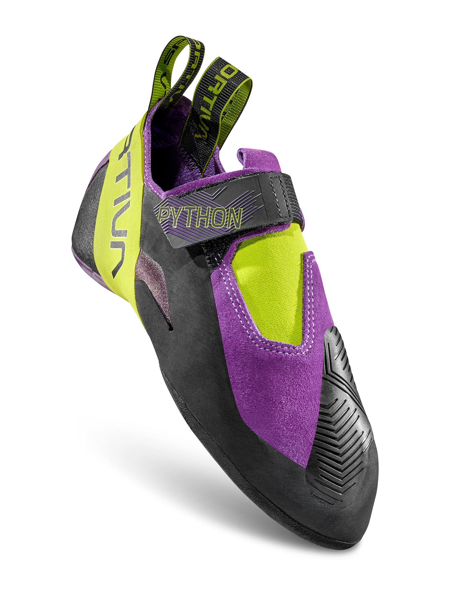 Cipele za penjanje La Sportiva Python - purple/lime punch