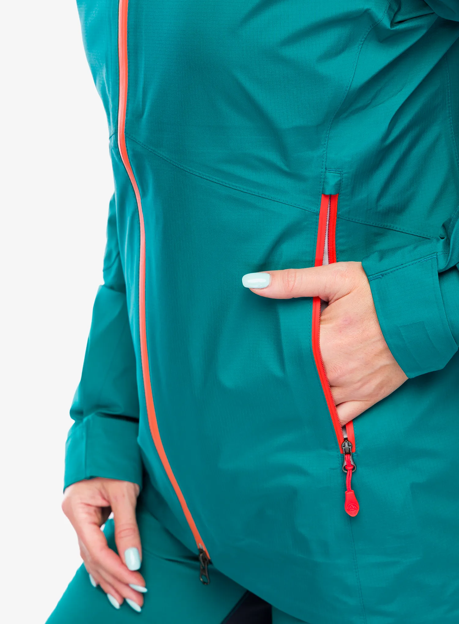 Ženska jakna s membranom La Sportiva Roseg GTX Jacket - everglade