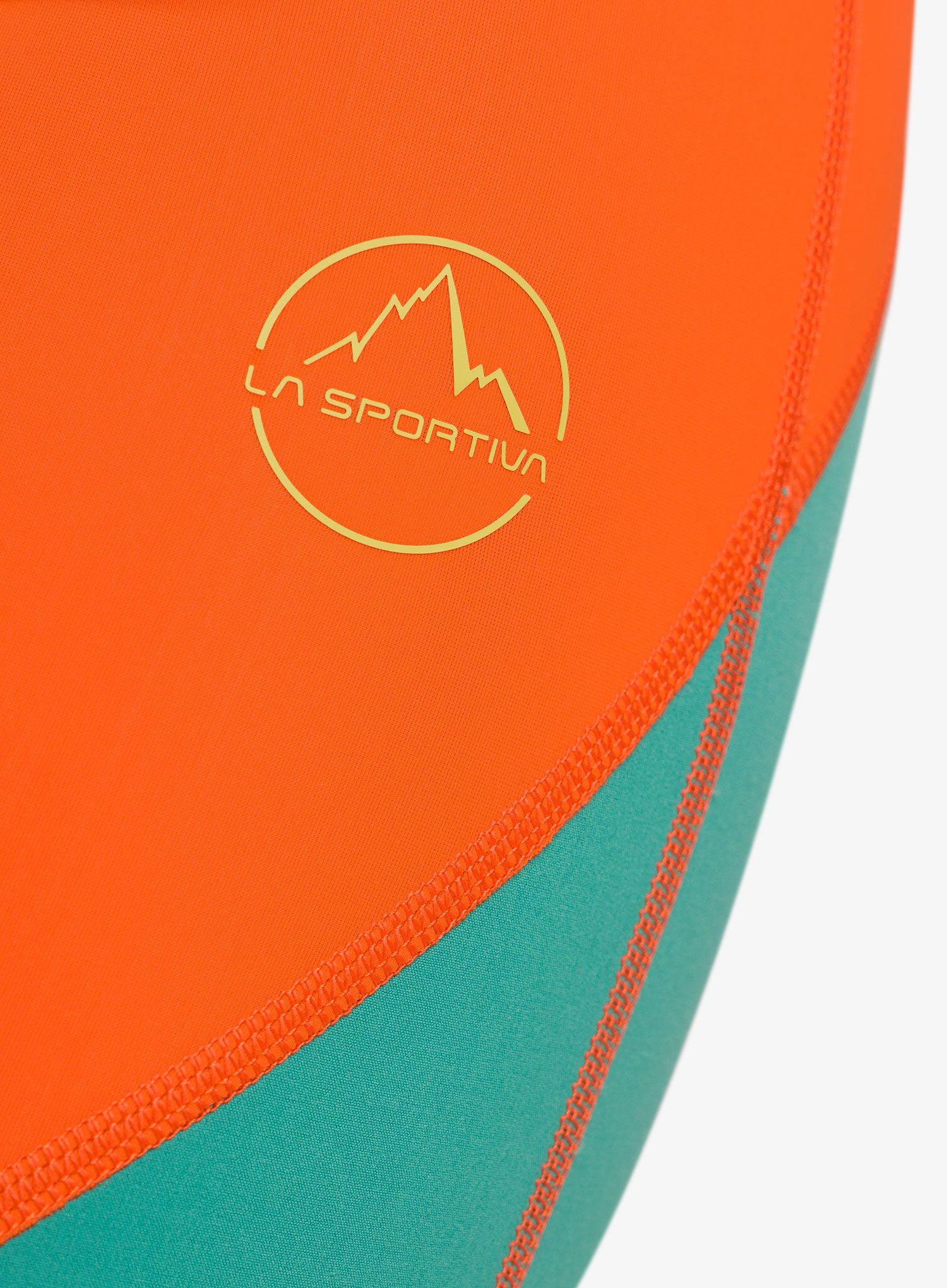 Penjačke tajice La Sportiva Sensation Leggings - cherry tomato/lagoon