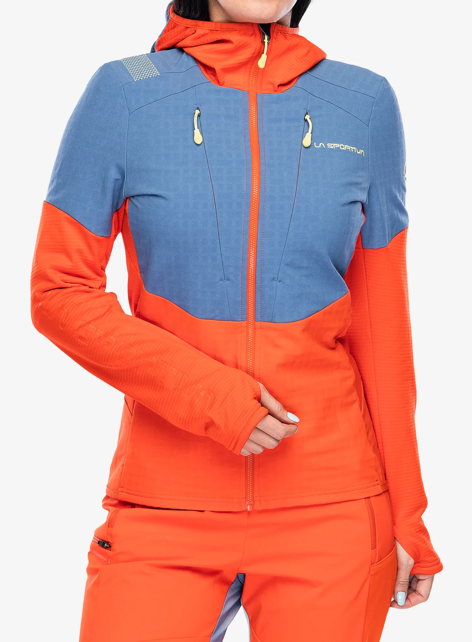 Ženska dukserica La Sportiva Session Tech Hoody - cherry tomato/moonlight
