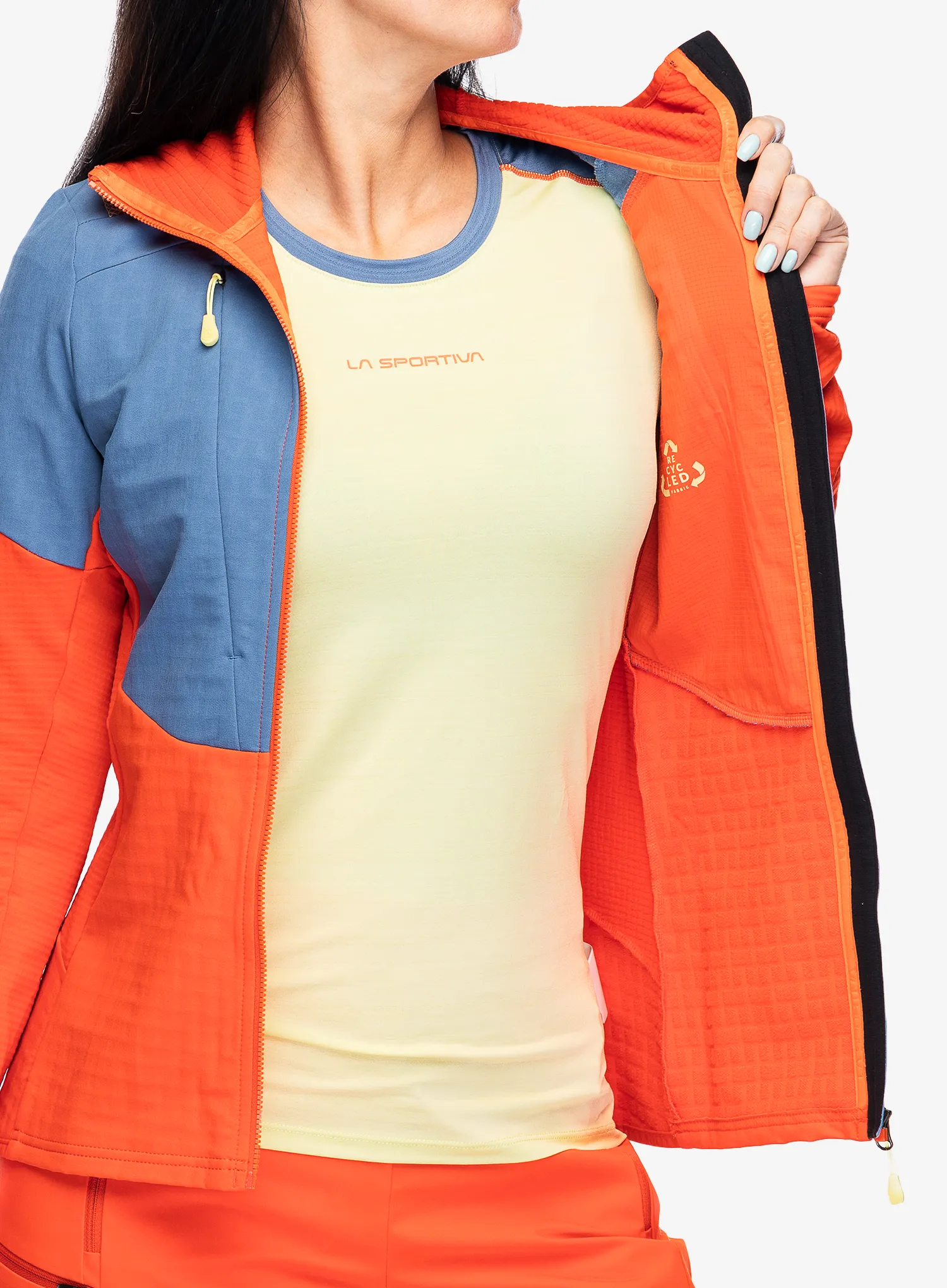 Ženska dukserica La Sportiva Session Tech Hoody - cherry tomato/moonlight