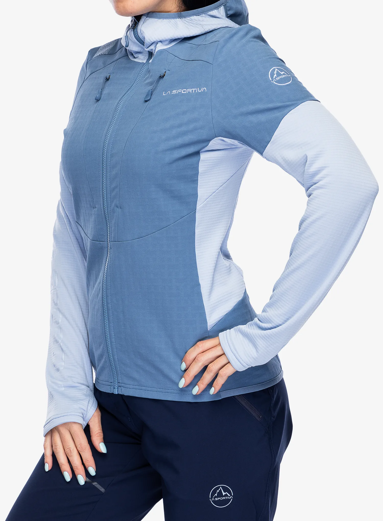 Dukserica s kapuljačom ženska La Sportiva Session Tech Hoody - moonlight/stone blue