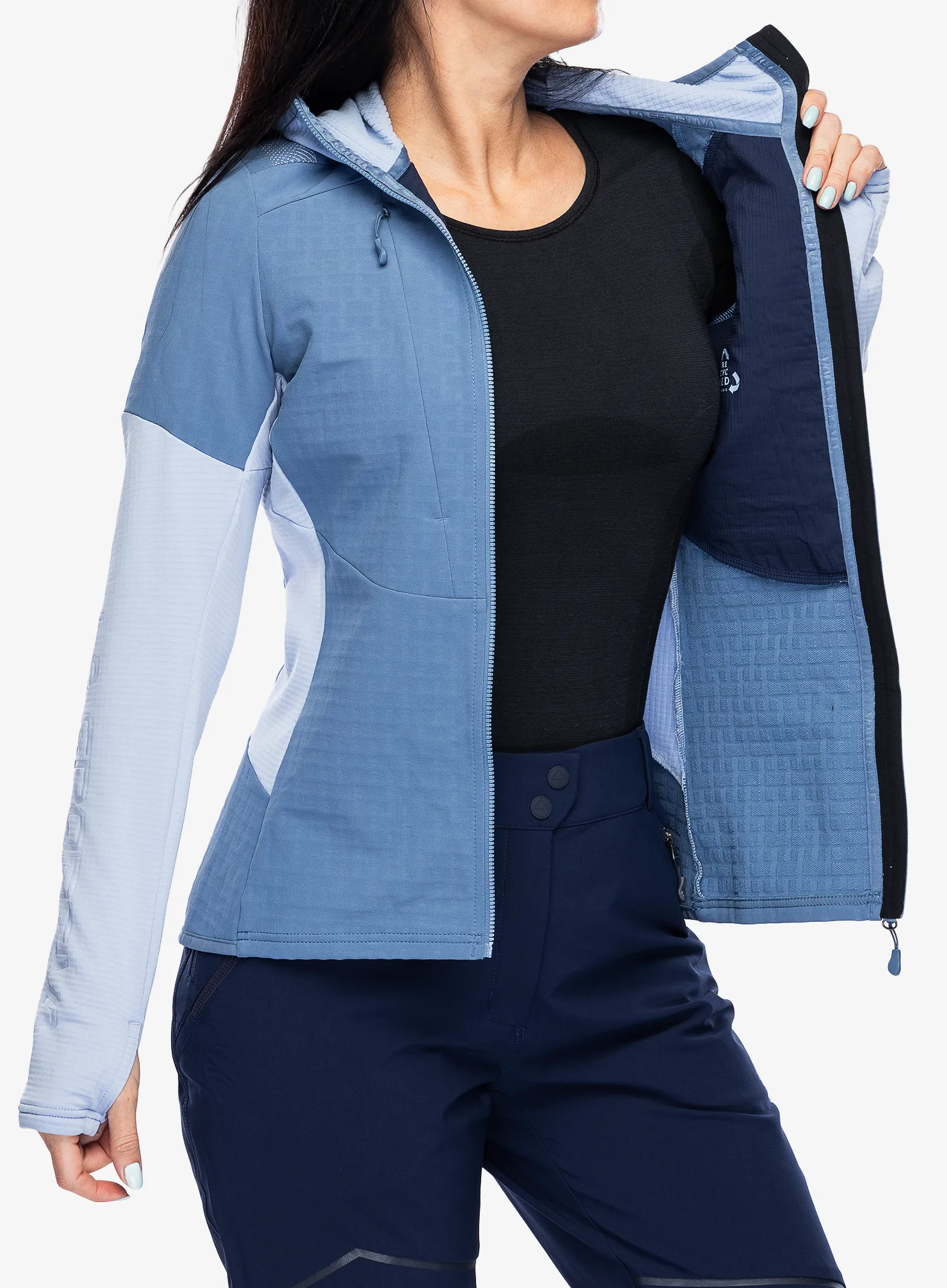 Dukserica s kapuljačom ženska La Sportiva Session Tech Hoody - moonlight/stone blue