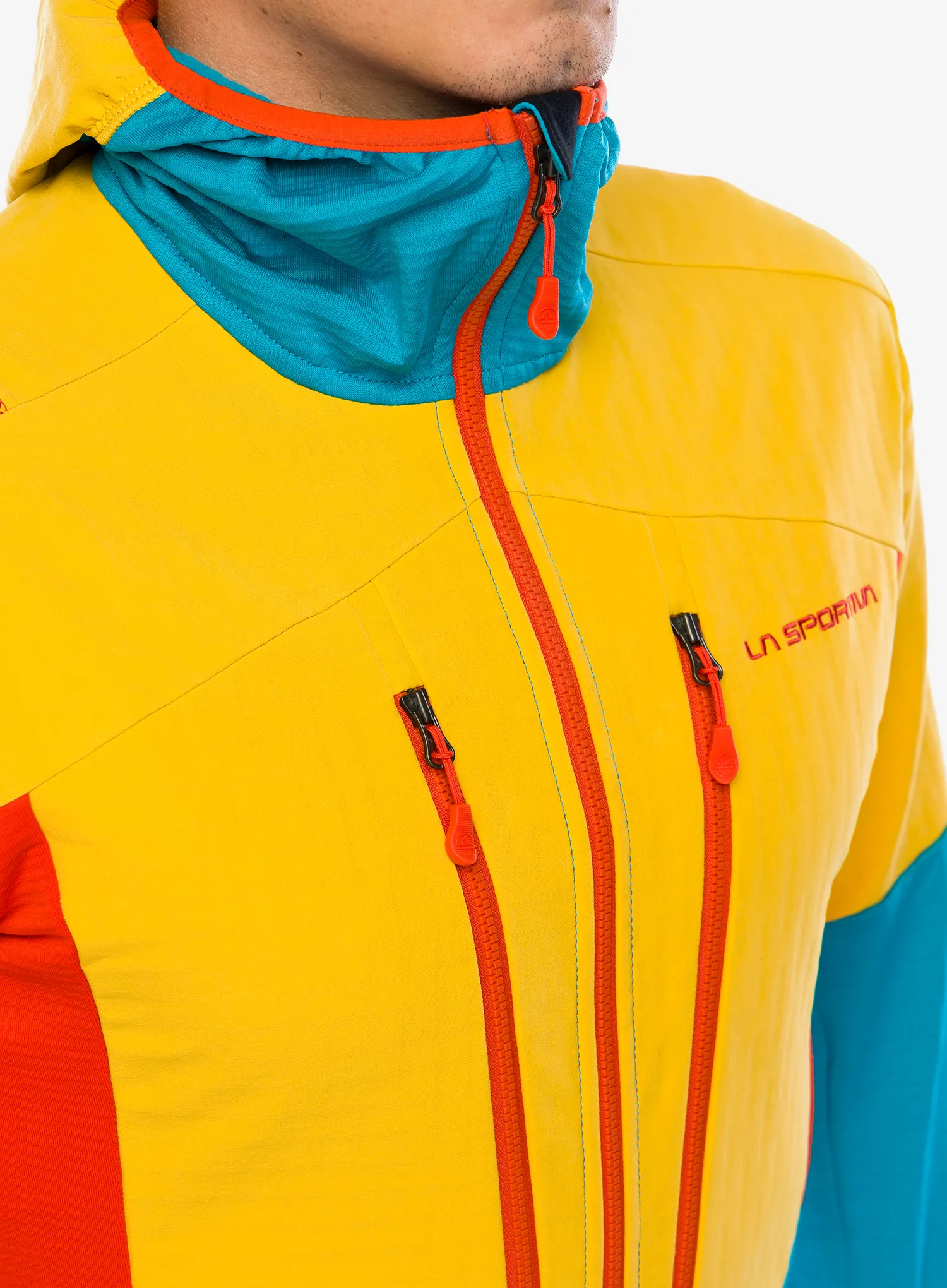 Majica s kapuljačom La Sportiva Session Tech Hoody - tropic blue/bamboo