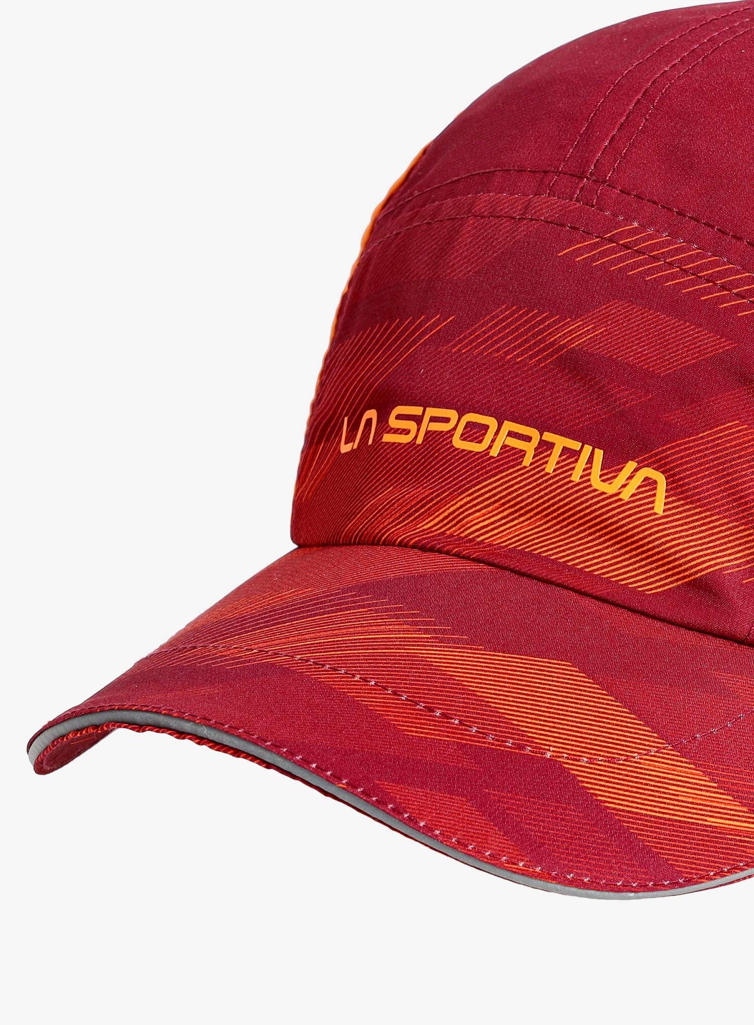 Kačket za trčanje La Sportiva Skyline Cap - sangria/papaya