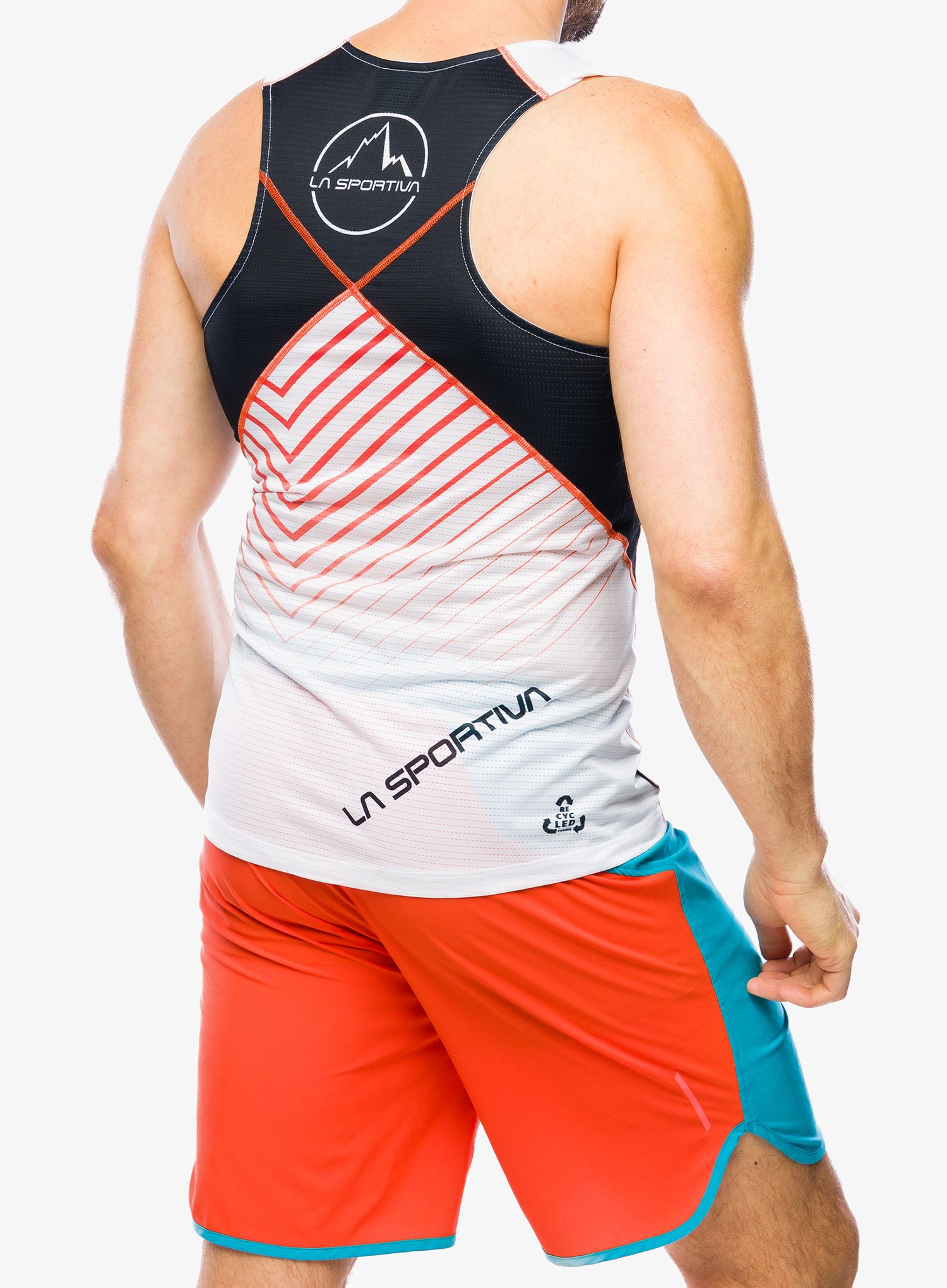 Majica za trčanje La Sportiva Slipstream Tank - white/black