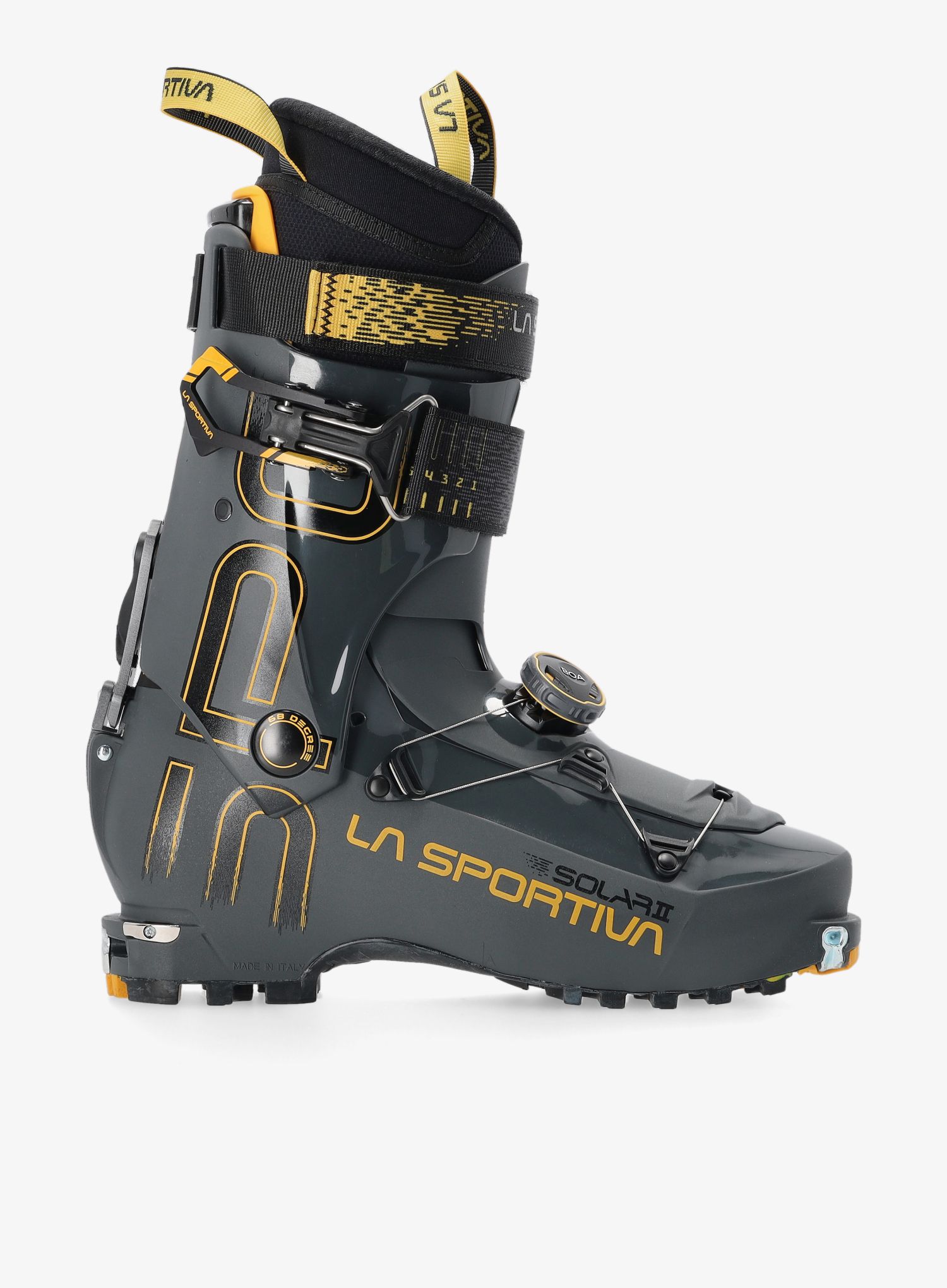 Cipele za turno skijanje La Sportiva Solar II - carbon/yellow