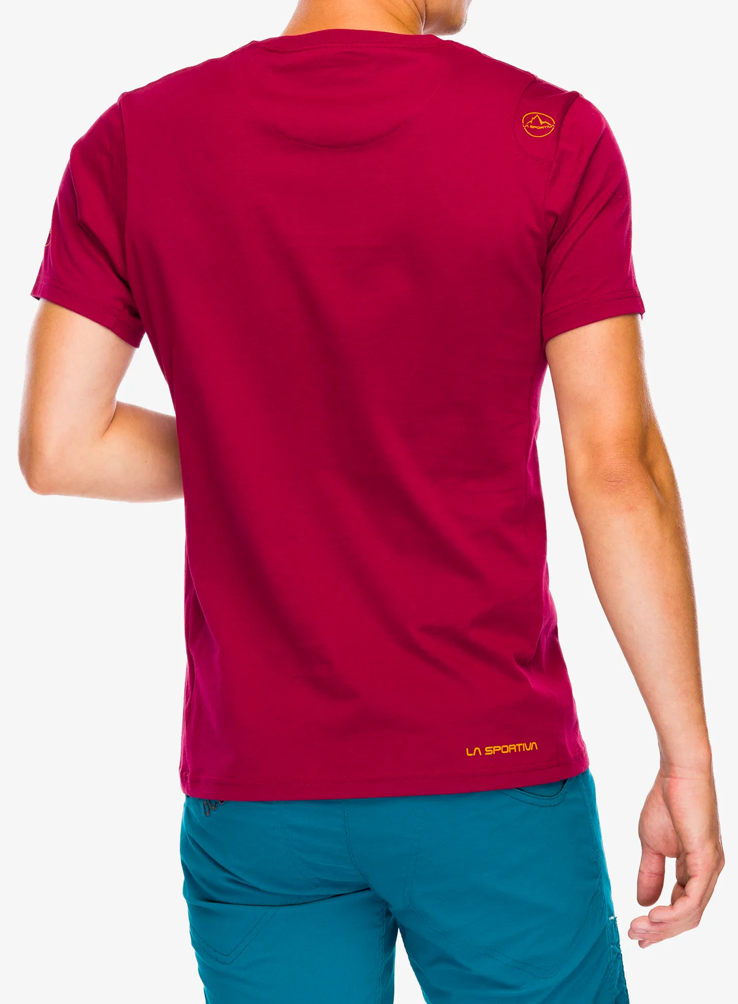 Majica s tiskom La Sportiva Solution T-Shirt - sangria