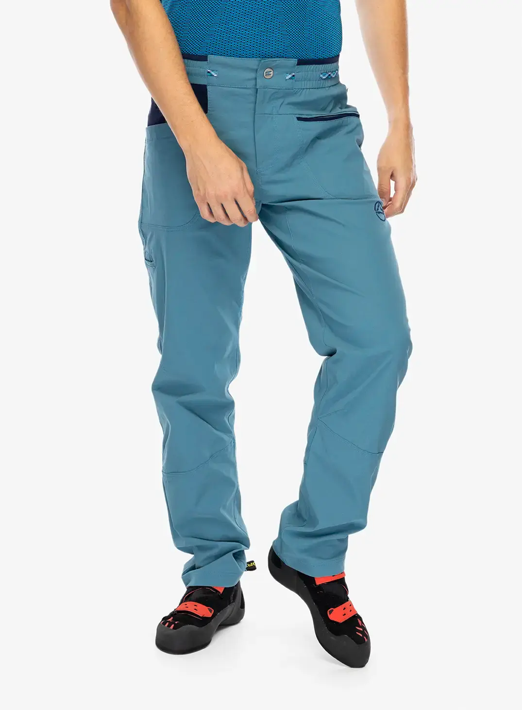 Penjačke hlače La Sportiva Talus Pant - hurricane/deep sea