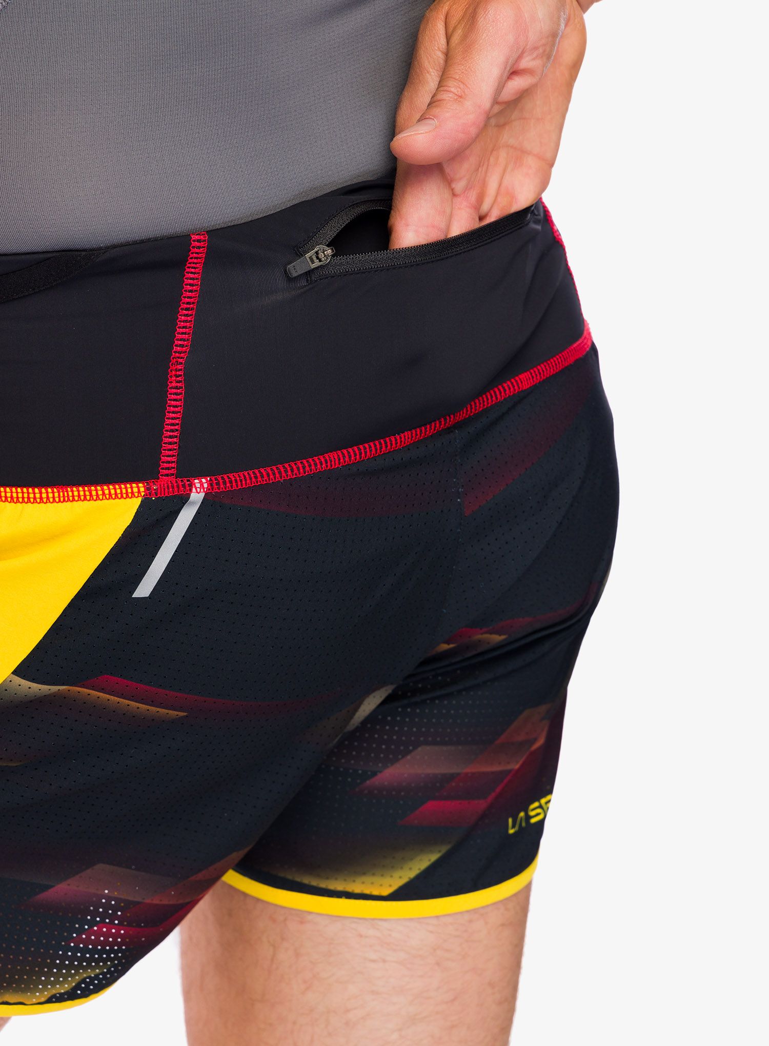 Kratke hlače za trčanje La Sportiva Tempo Short - yellow/black