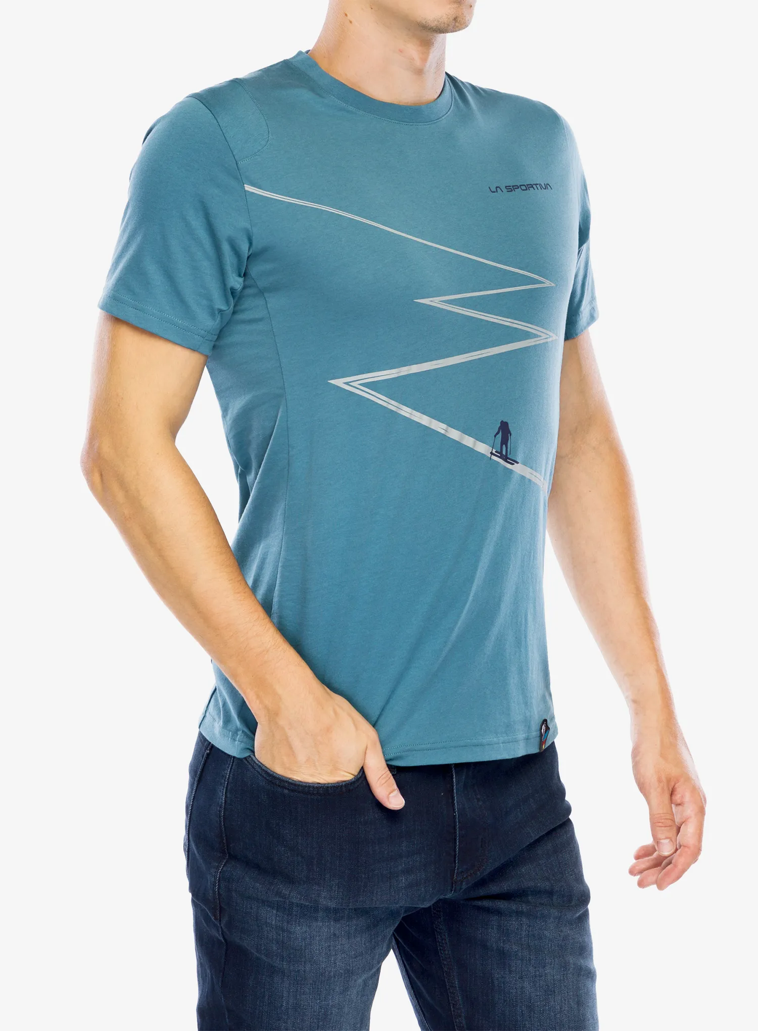 Pamučna majica La Sportiva Track T-Shirt - hurricane