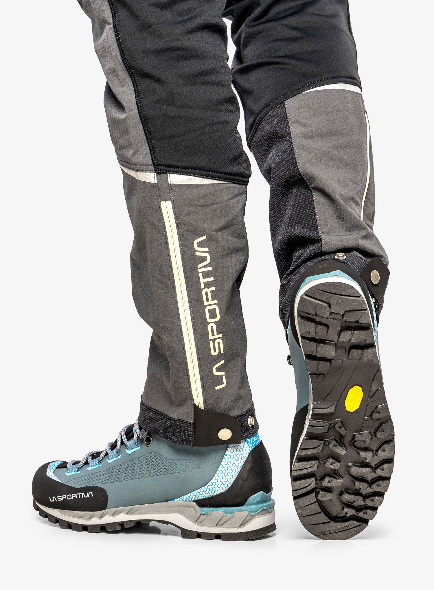 Ženske alpinističke cipele La Sportiva Trango Tech Leather GTX - slate/topaz