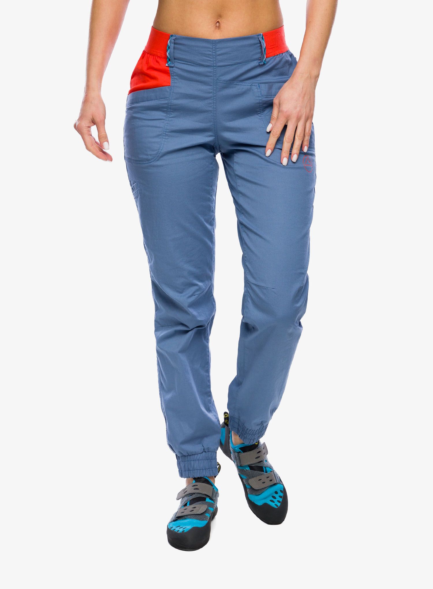 Penjačke hlače La Sportiva Tundra Pant - moonlight/cherry tomato