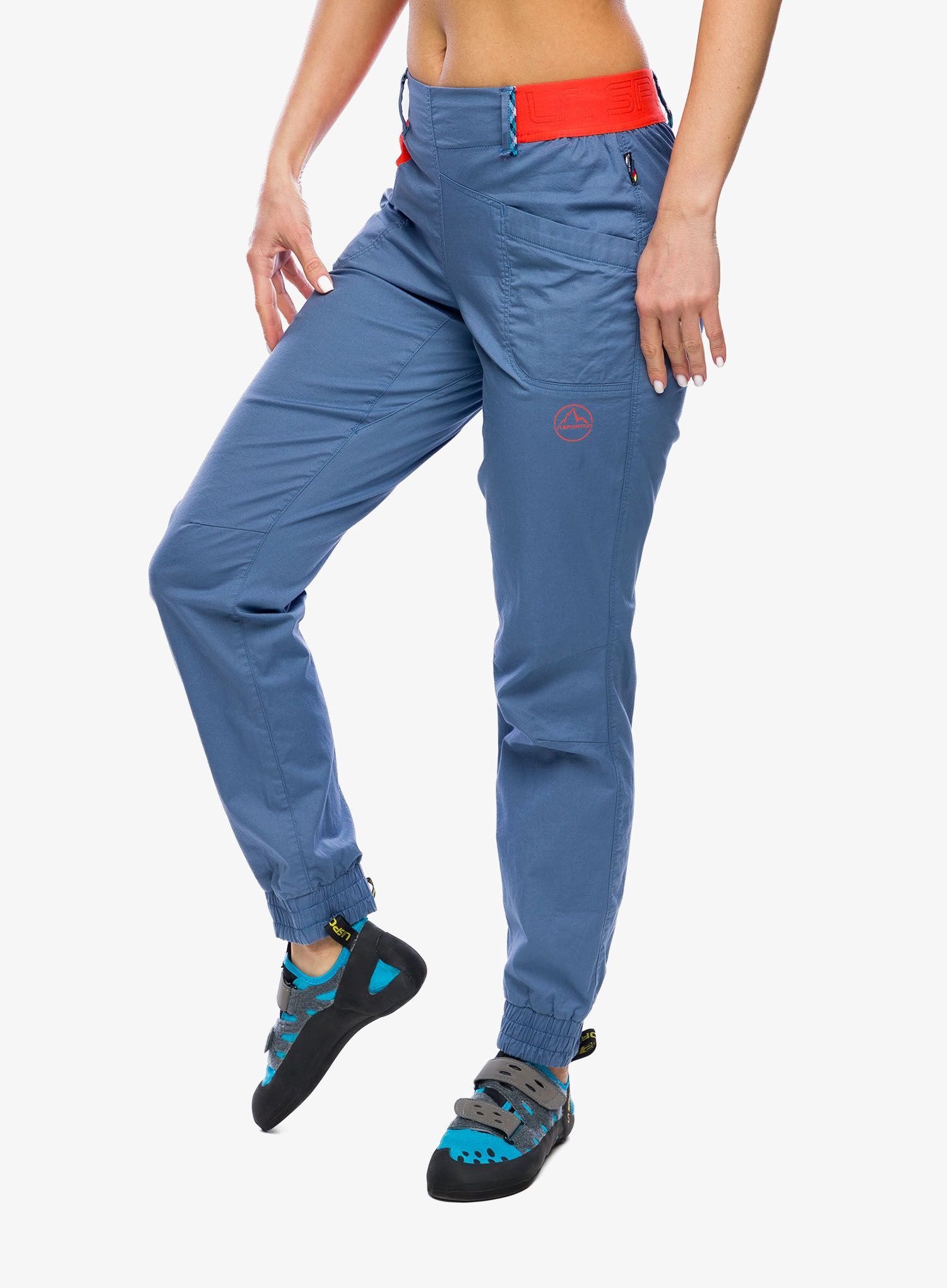 Penjačke hlače La Sportiva Tundra Pant - moonlight/cherry tomato