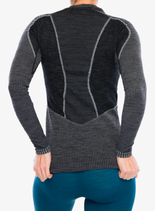 Ženska termoaktivna dukserica La Sportiva Wool70 Tech Longsleeve - carbon/cloud
