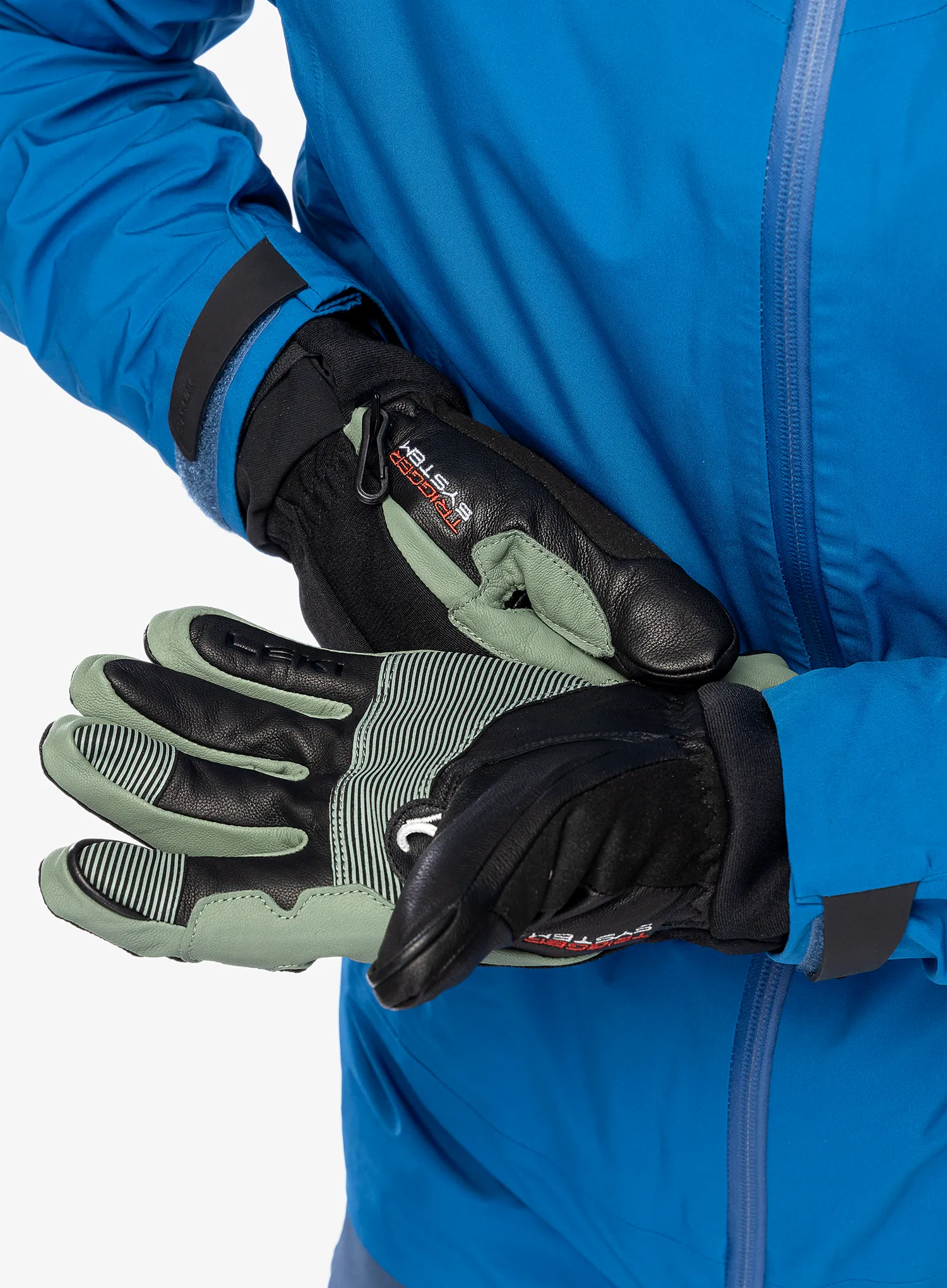 Skijaške rukavice Leki Argus Thermo 3D - black/dusty green