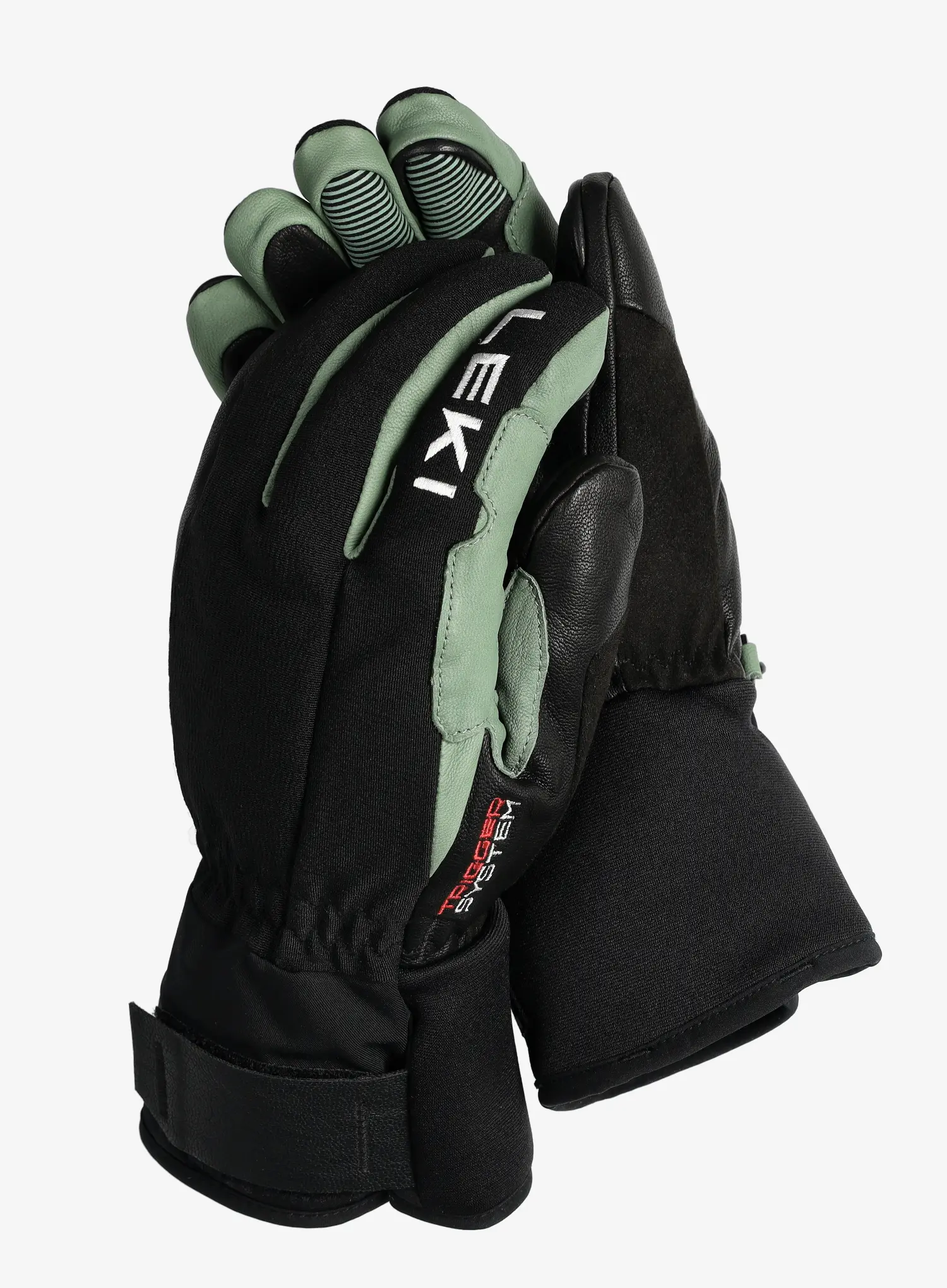 Skijaške rukavice Leki Argus Thermo 3D - black/dusty green