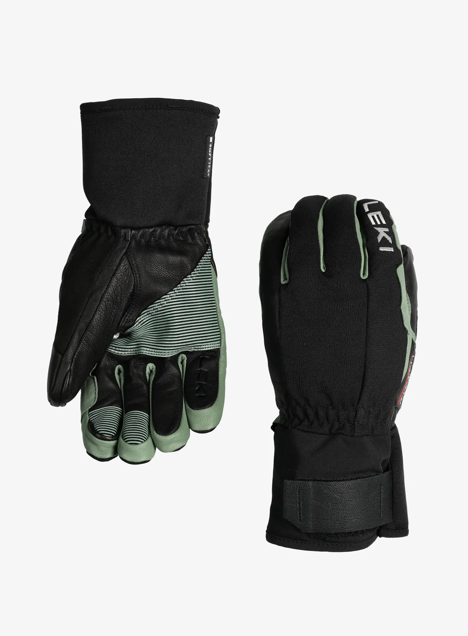 Skijaške rukavice Leki Argus Thermo 3D - black/dusty green