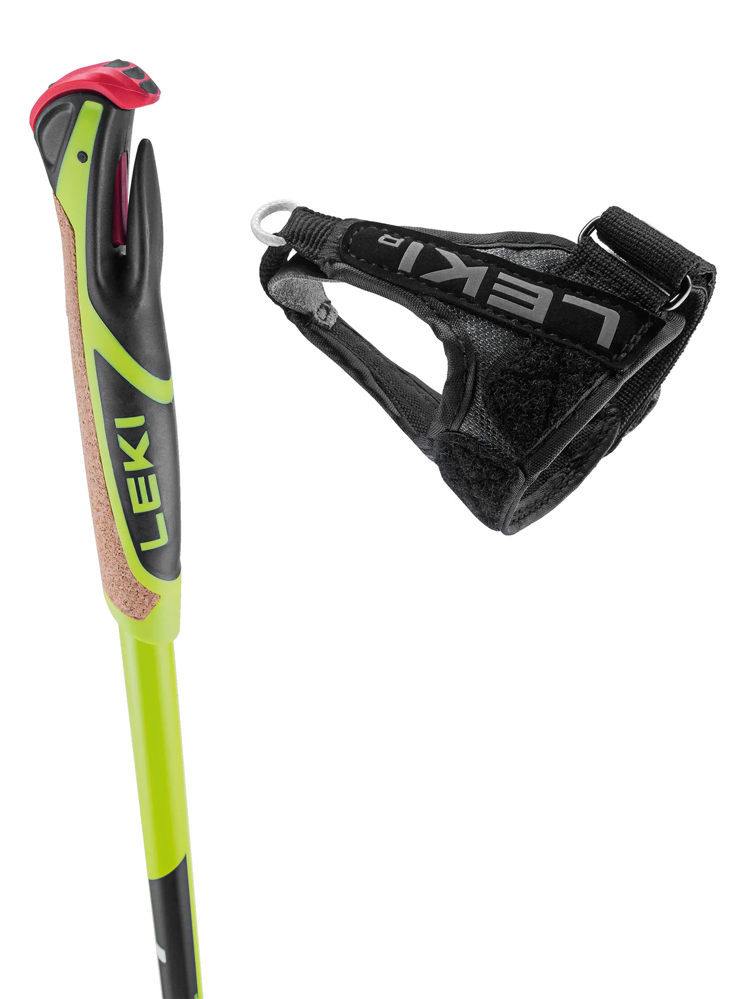 Štapovi za skijaško trčanje Leki CC 450 - neonyellow/black/white